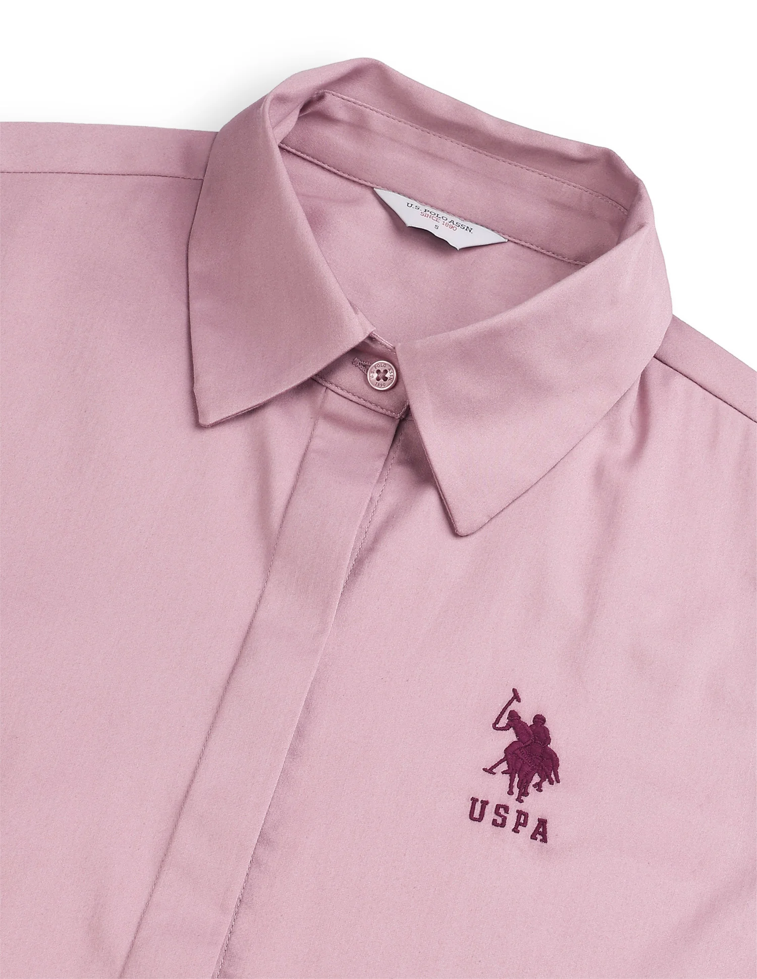 Regular Fit Satin Shirt - Image 8