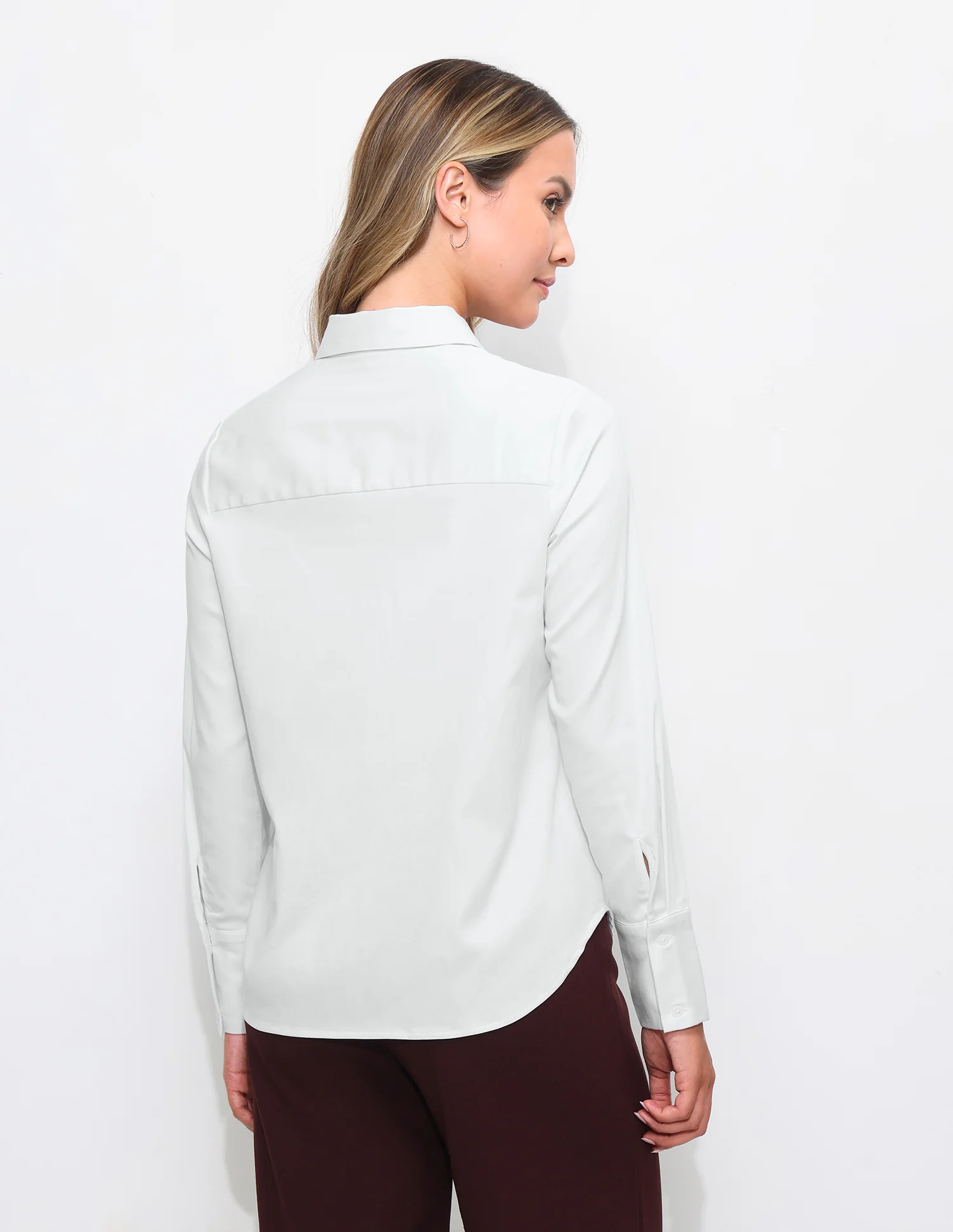 Regular Fit Satin Shirt - Image 5