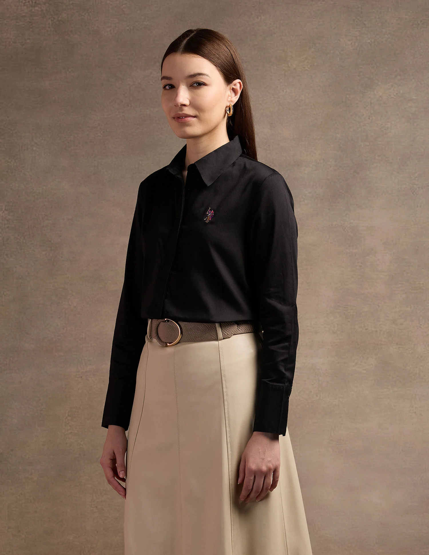 Regular Fit Satin Shirt - Image 4