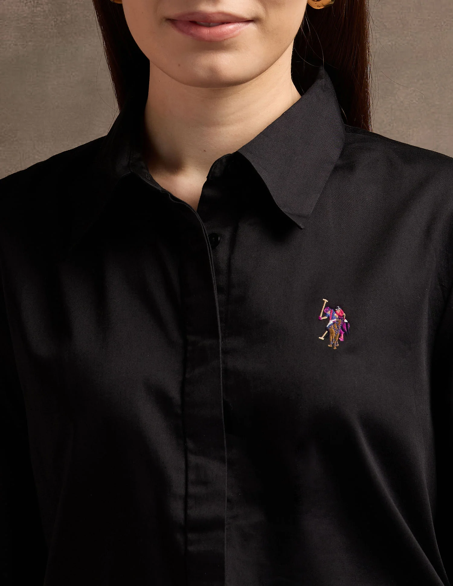 Regular Fit Satin Shirt - Image 7