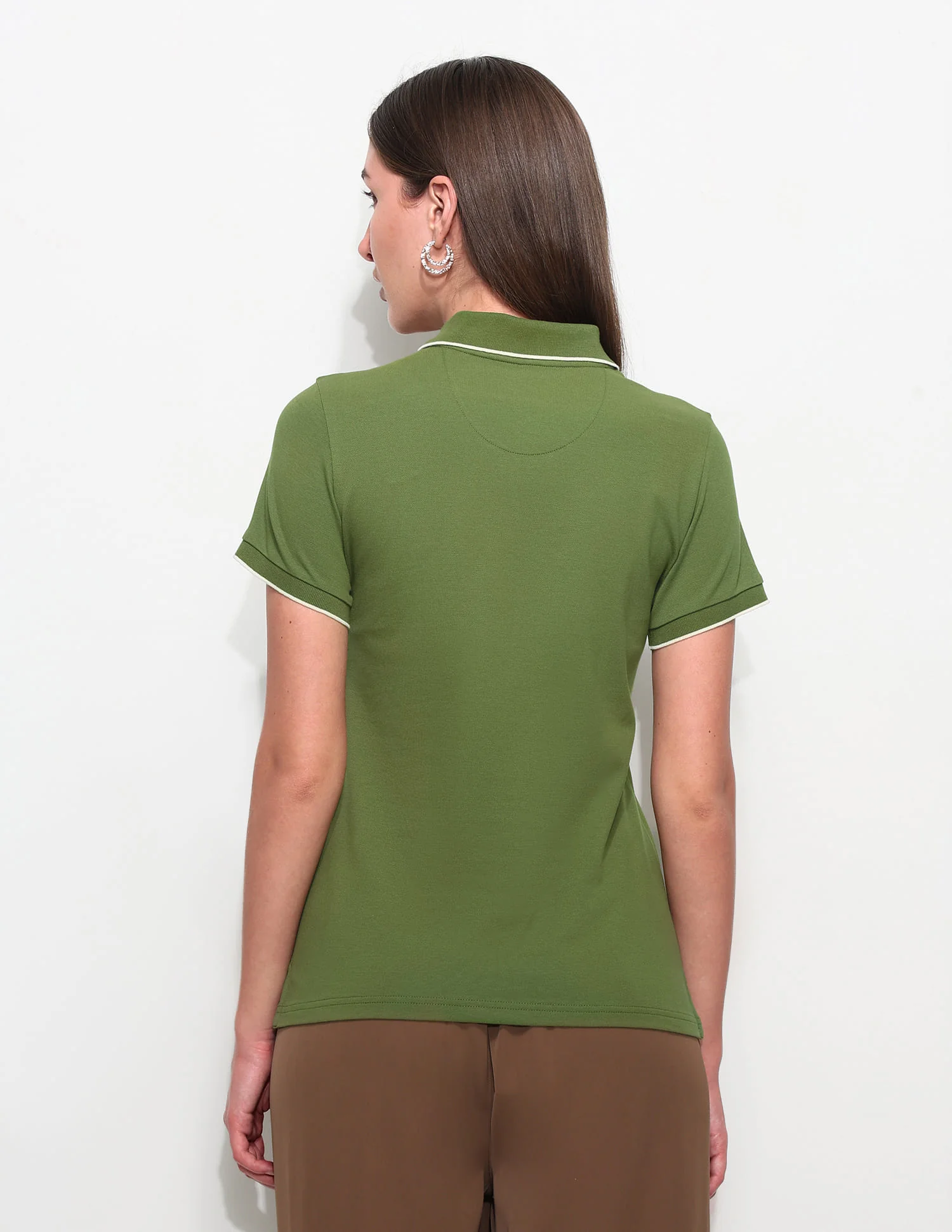 Regular Fit Solid Polo Shirt - Image 5