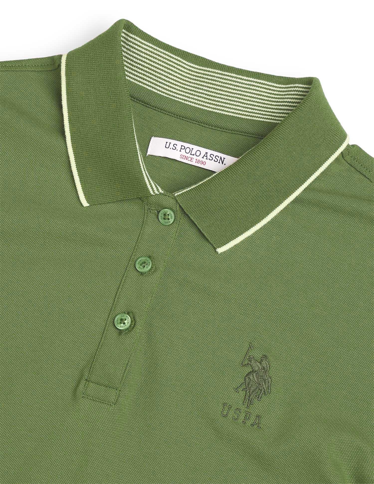 Regular Fit Solid Polo Shirt - Image 8