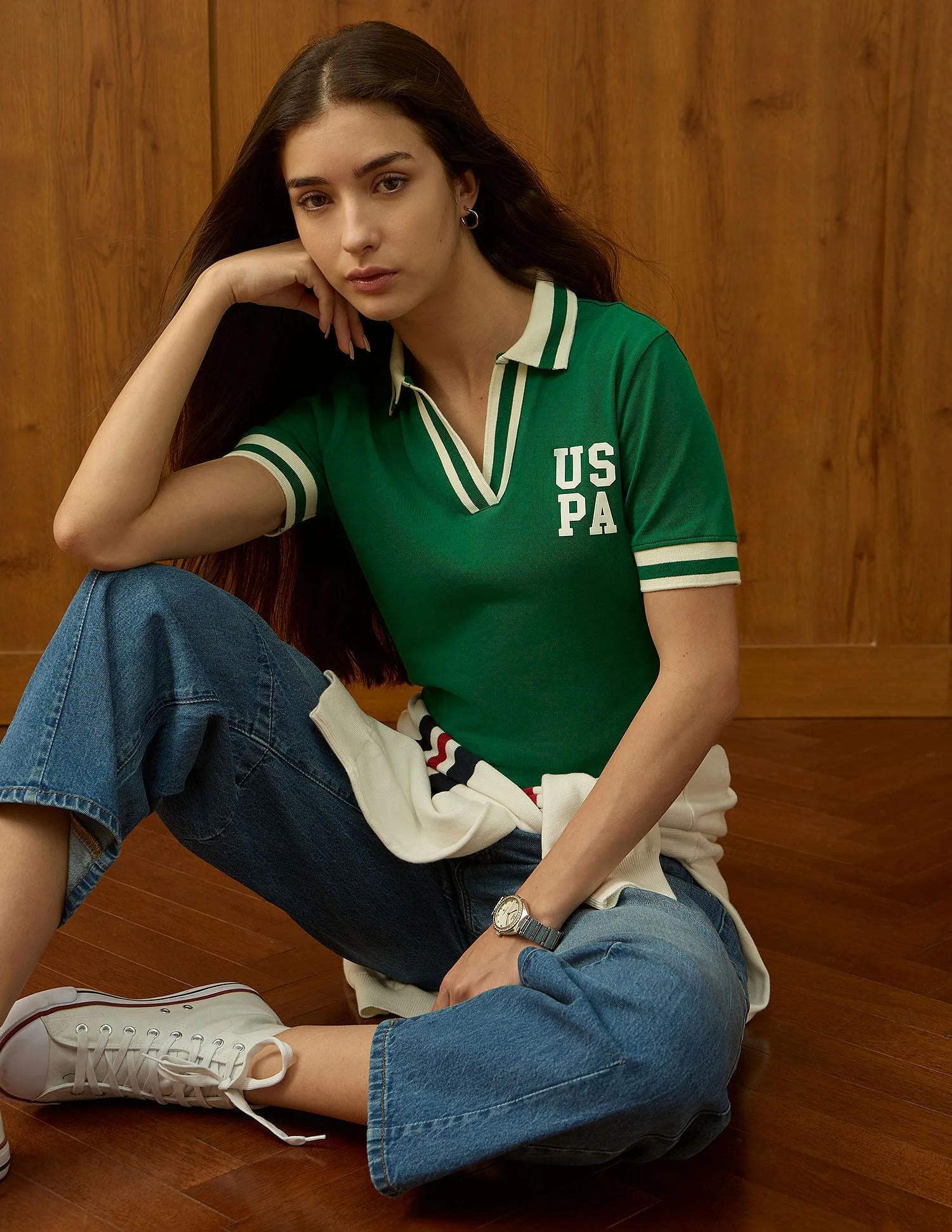 Regular Fit Solid Polo Shirt