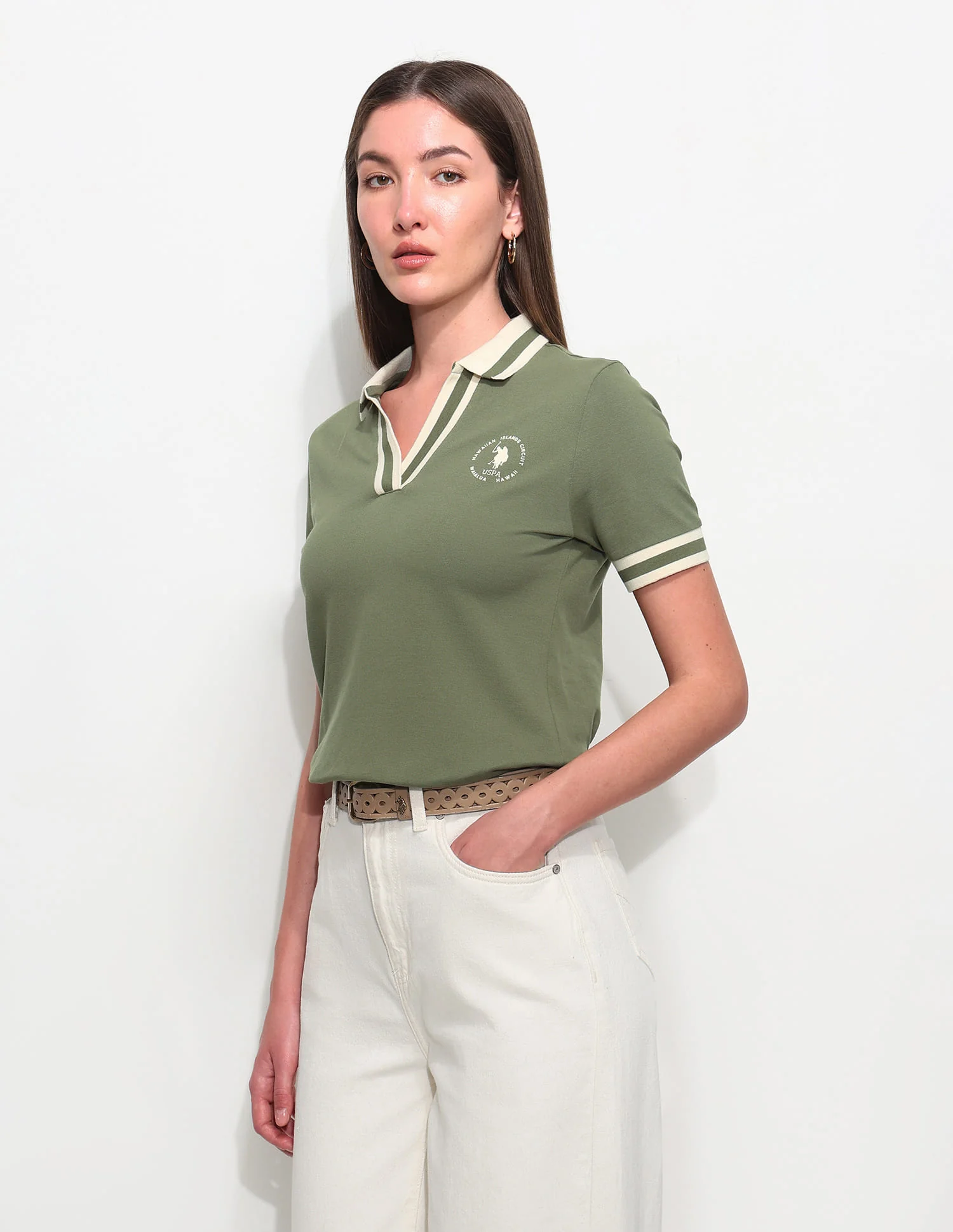 Regular Fit Solid Polo Shirt - Image 4