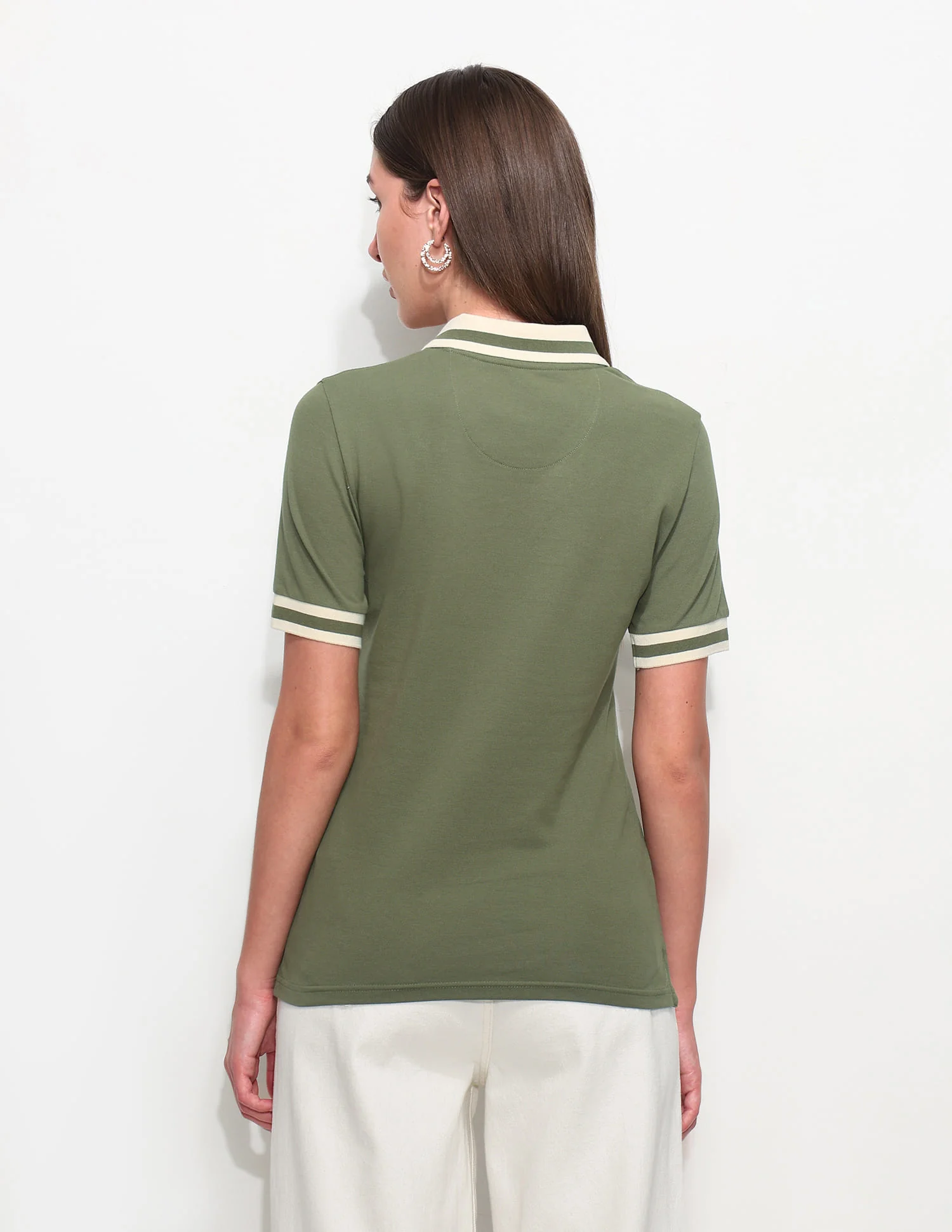 Regular Fit Solid Polo Shirt - Image 5