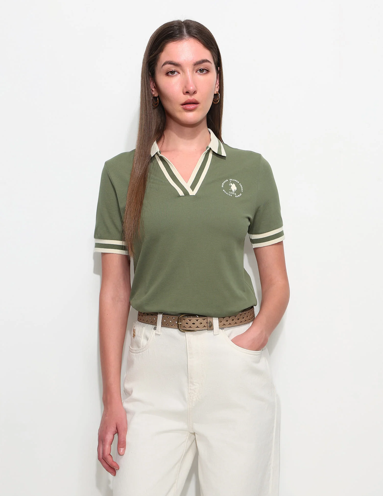 Regular Fit Solid Polo Shirt - Image 6
