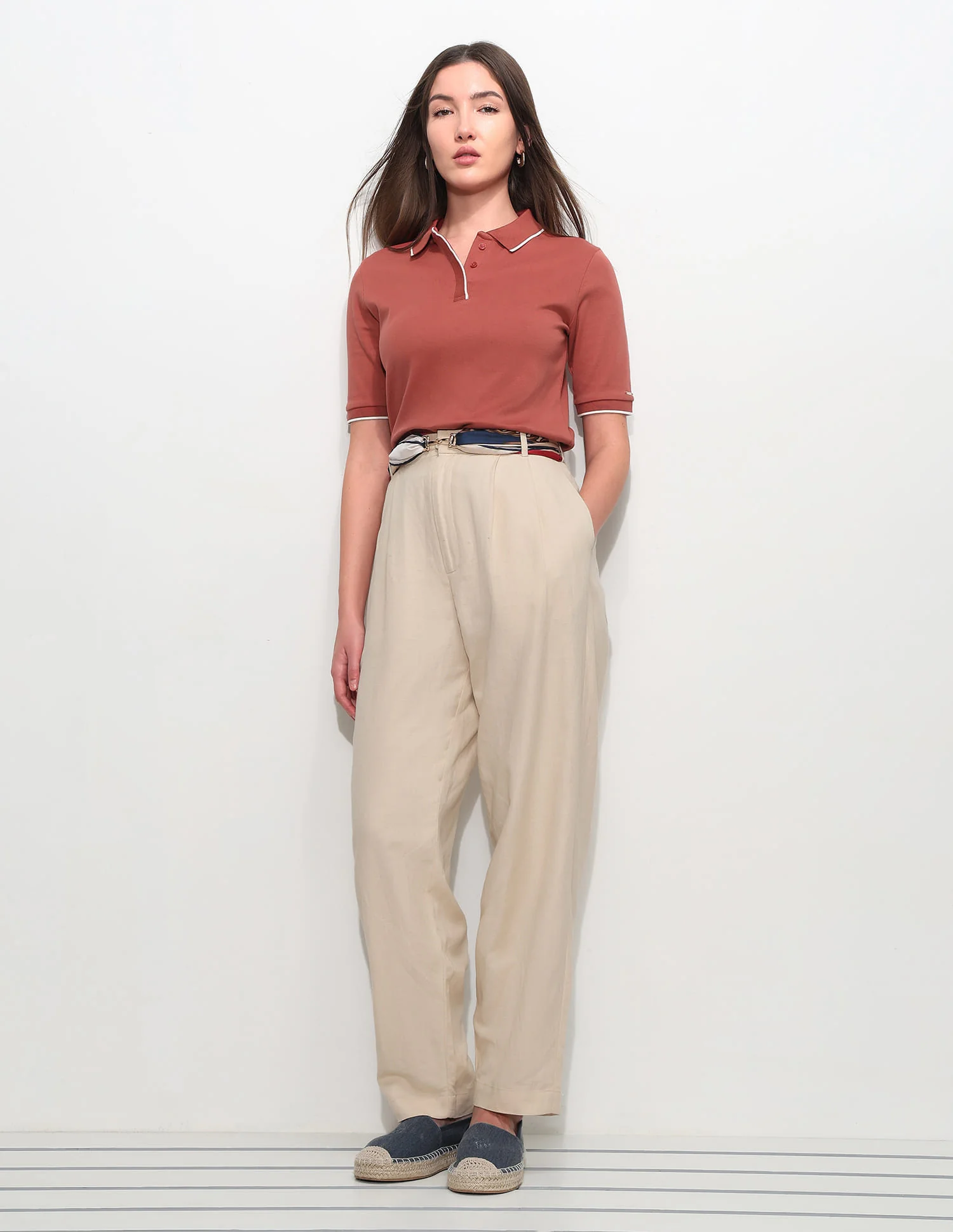 Regular Fit Solid Polo Shirt - Image 3