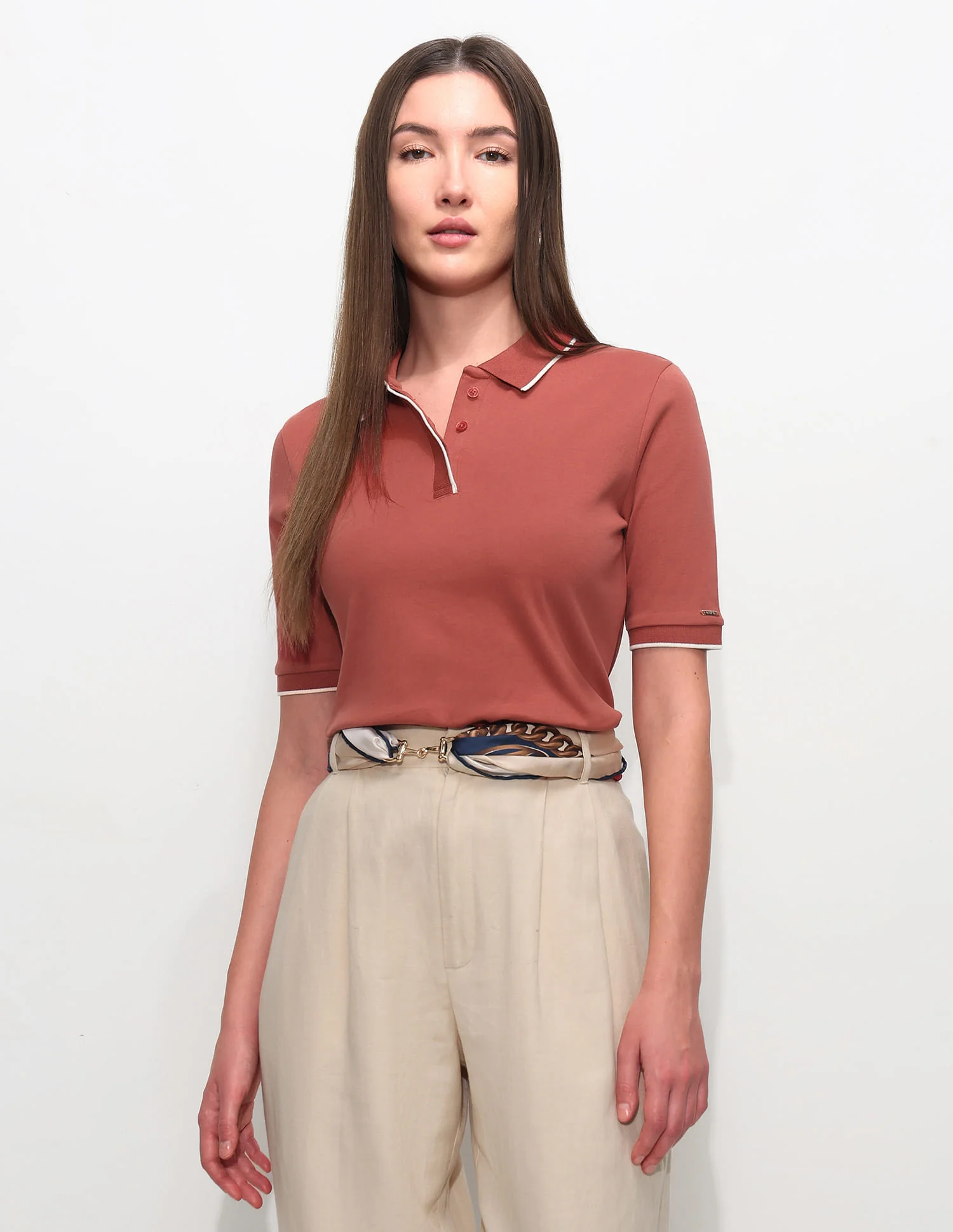 Regular Fit Solid Polo Shirt - Image 6