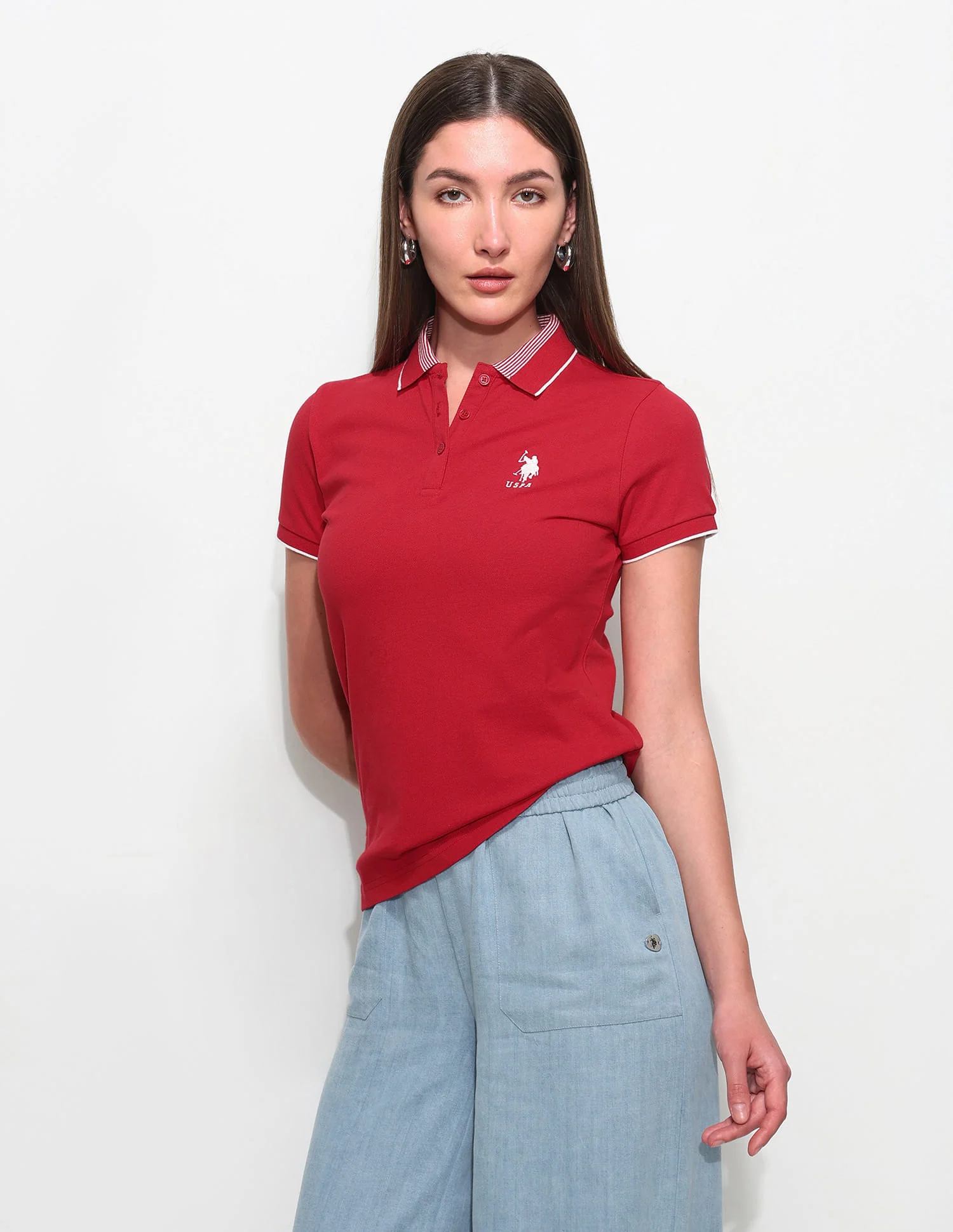 Regular Fit Solid Polo Shirt - Image 4