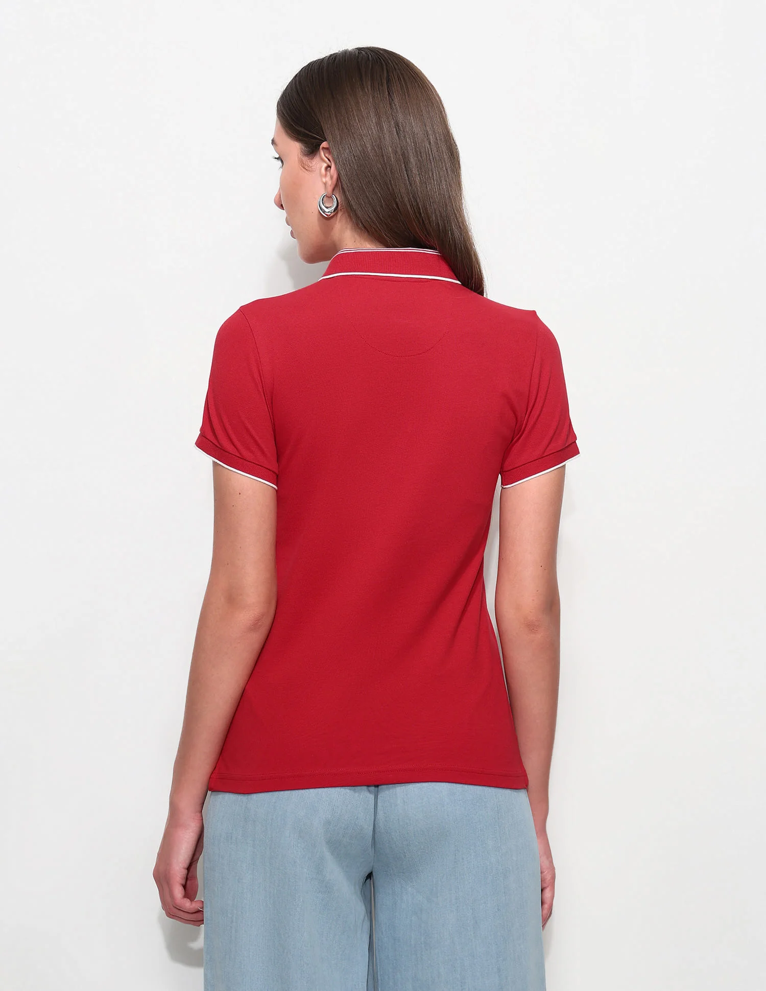 Regular Fit Solid Polo Shirt - Image 5