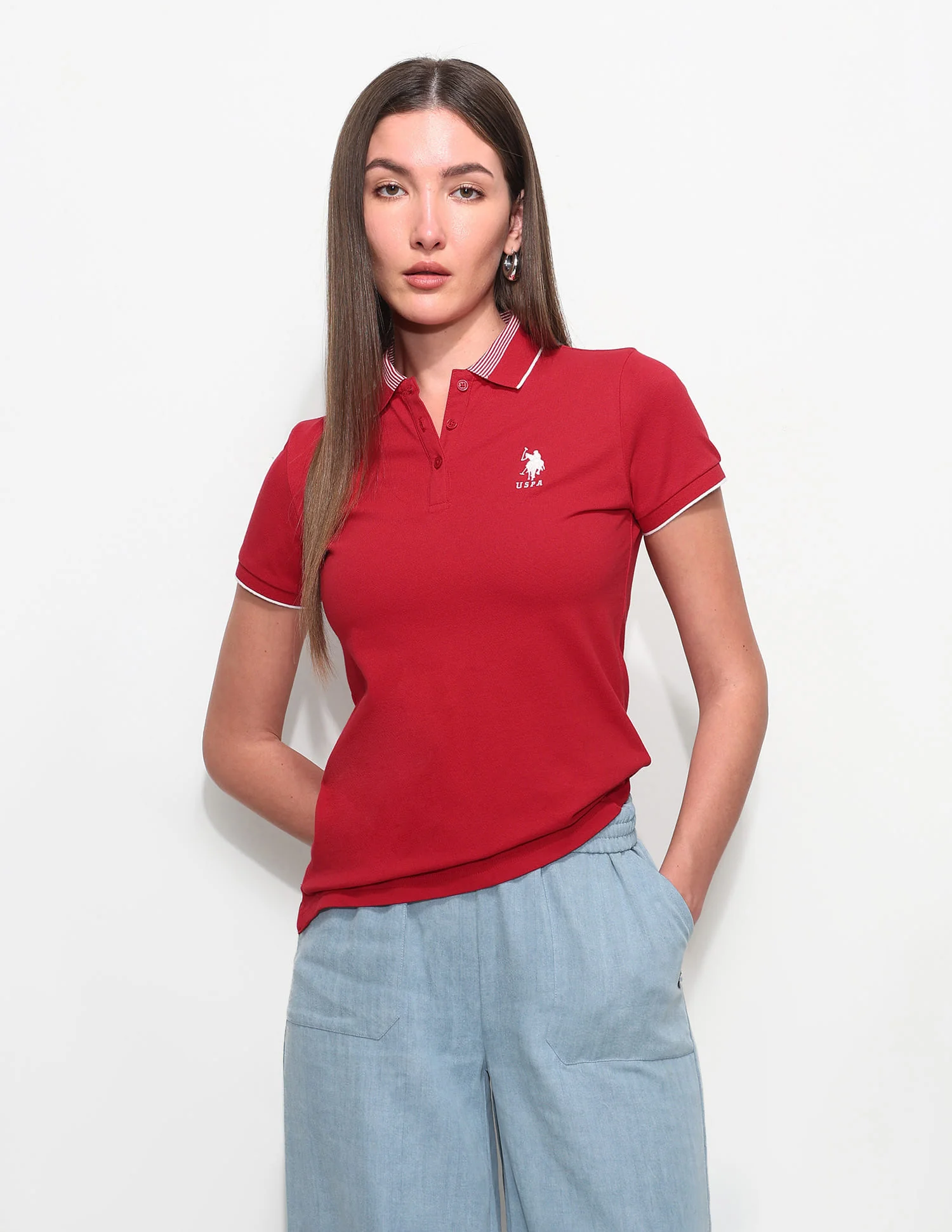 Regular Fit Solid Polo Shirt - Image 6
