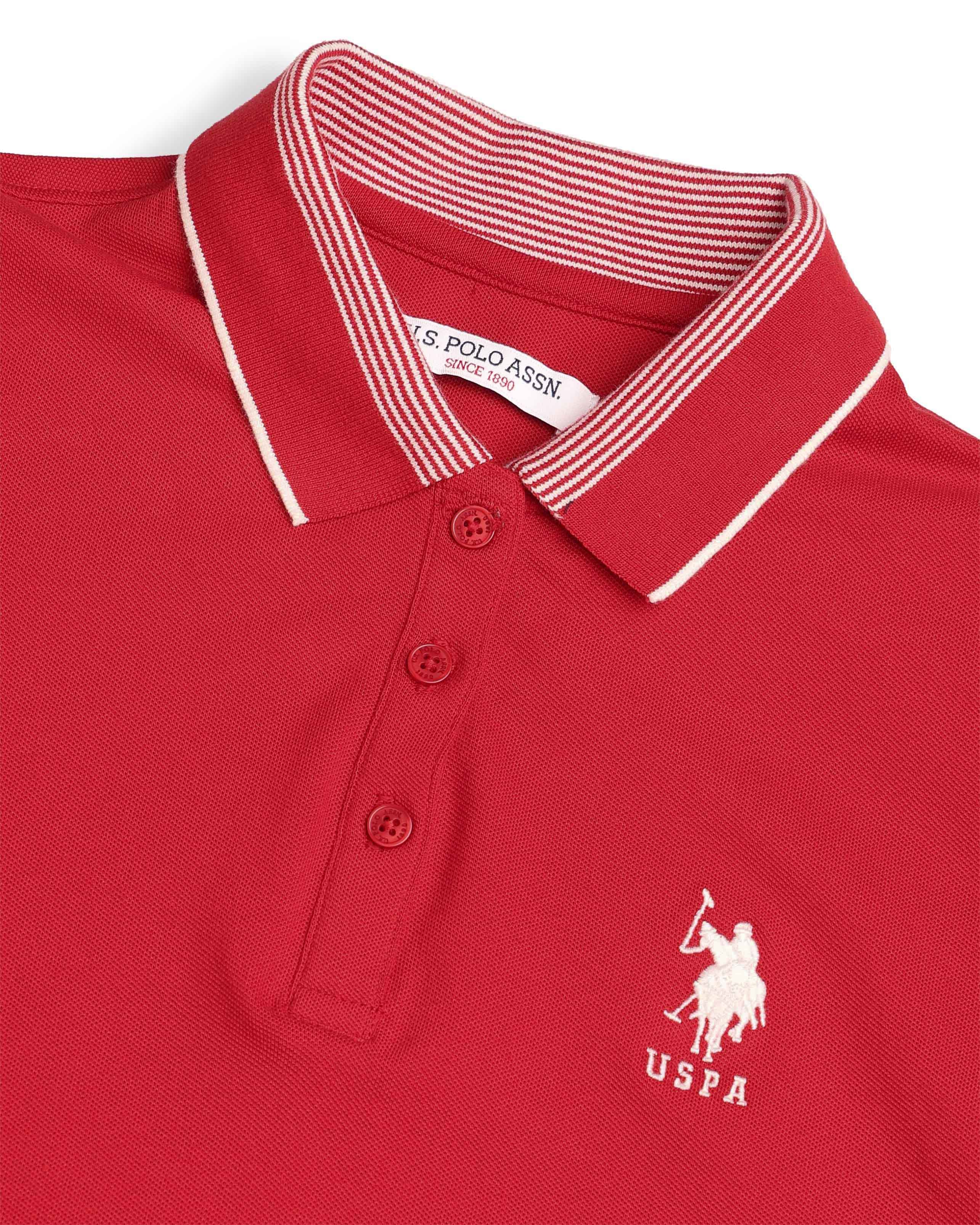 Regular Fit Solid Polo Shirt - Image 8