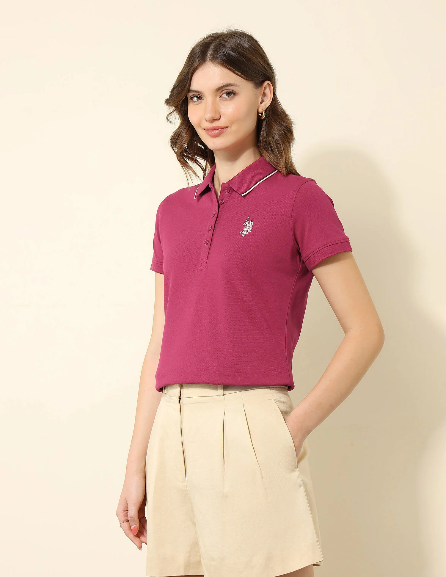 Regular Fit Solid Polo Shirt - Image 4