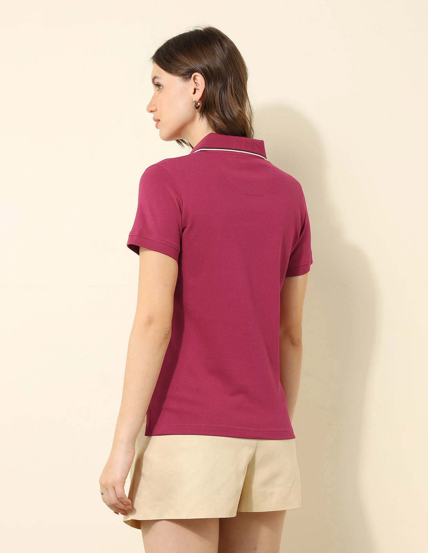Regular Fit Solid Polo Shirt - Image 5