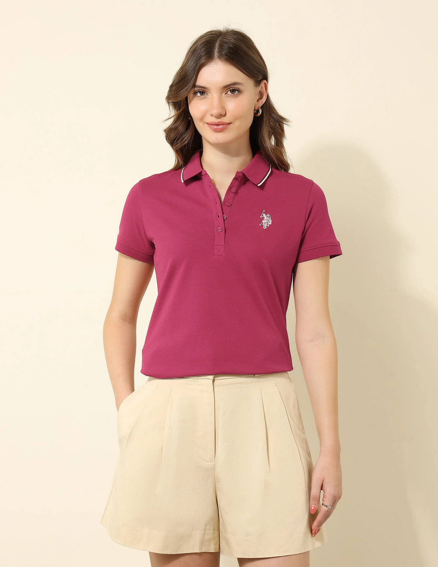 Regular Fit Solid Polo Shirt - Image 6
