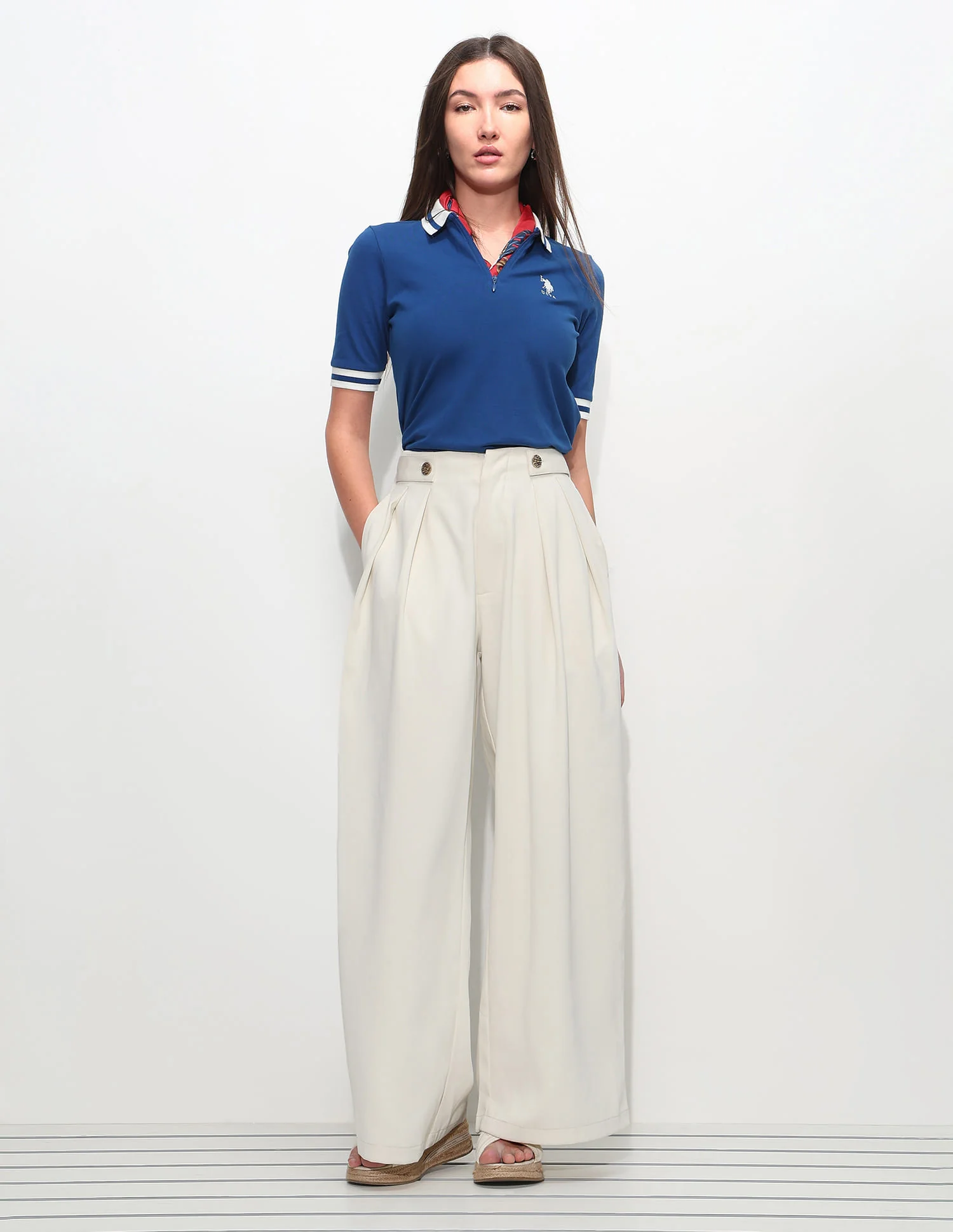 Regular Fit Solid Polo Shirt - Image 3