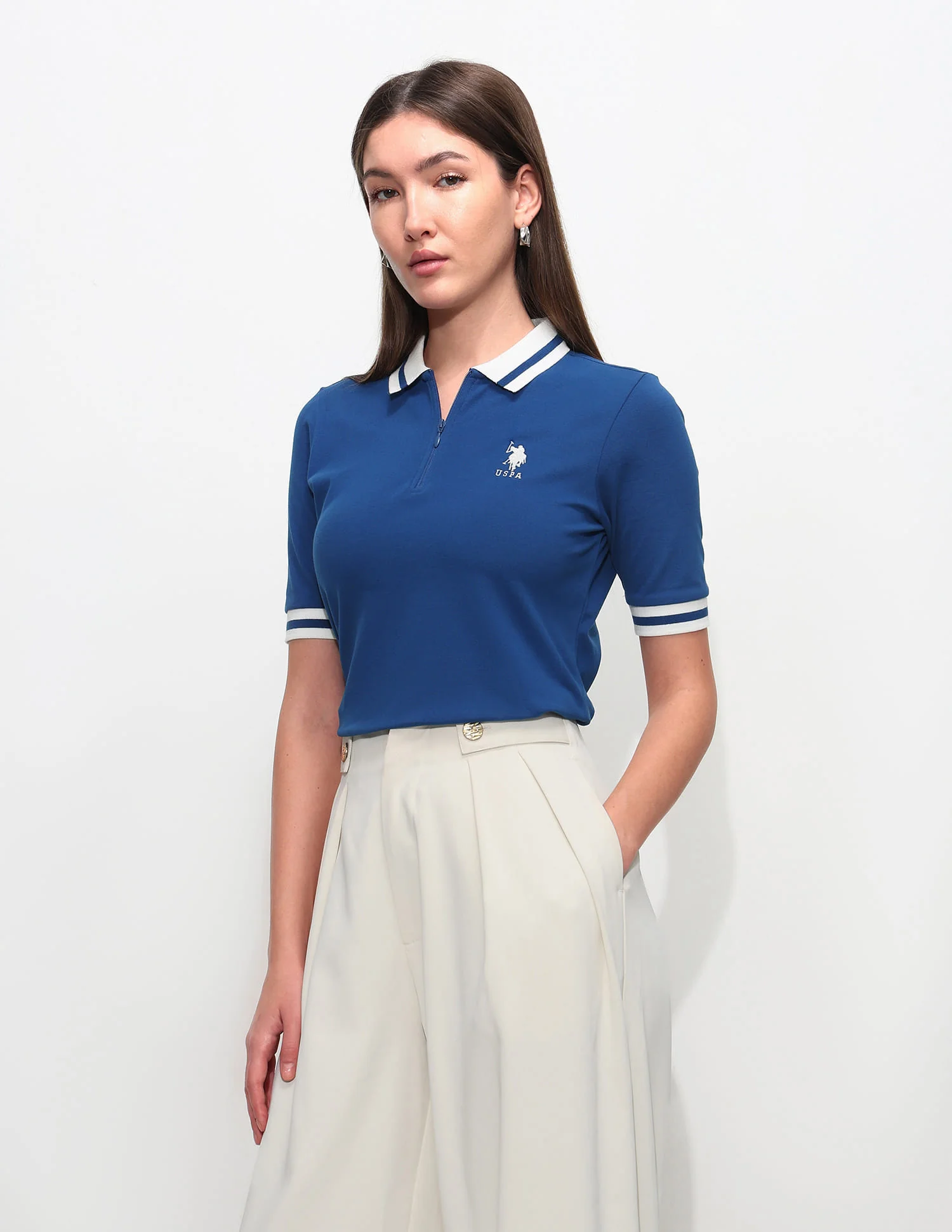 Regular Fit Solid Polo Shirt - Image 4