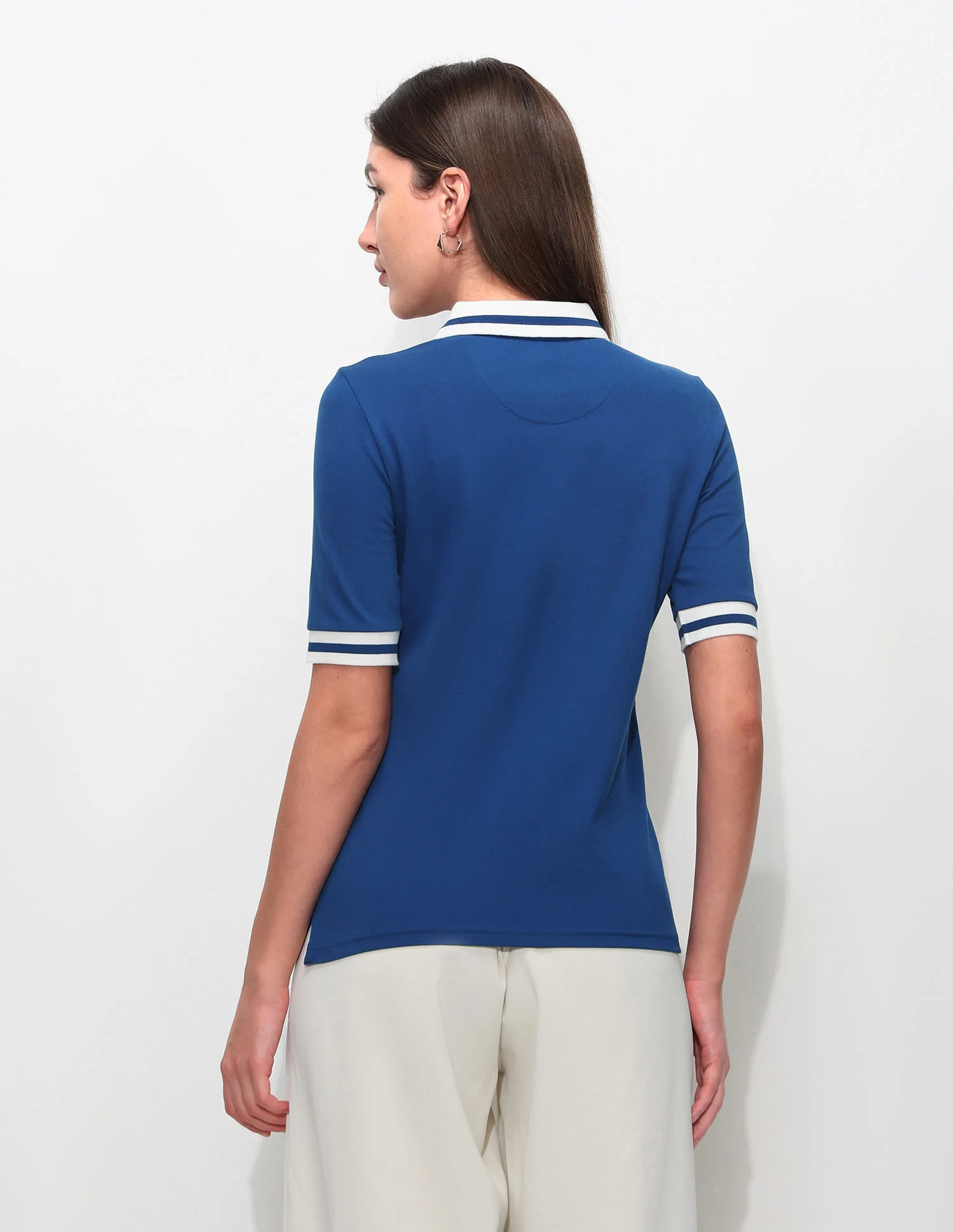 Regular Fit Solid Polo Shirt - Image 5