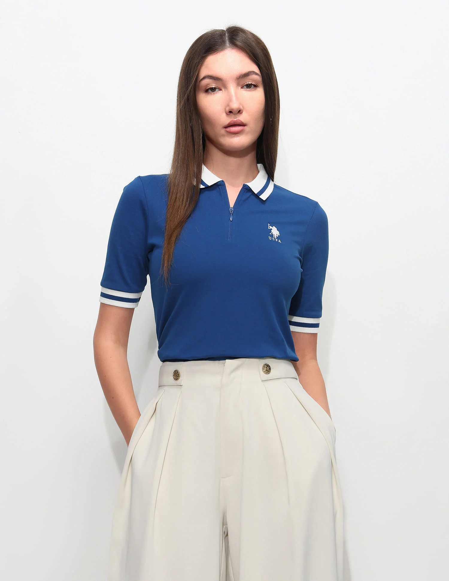 Regular Fit Solid Polo Shirt - Image 6