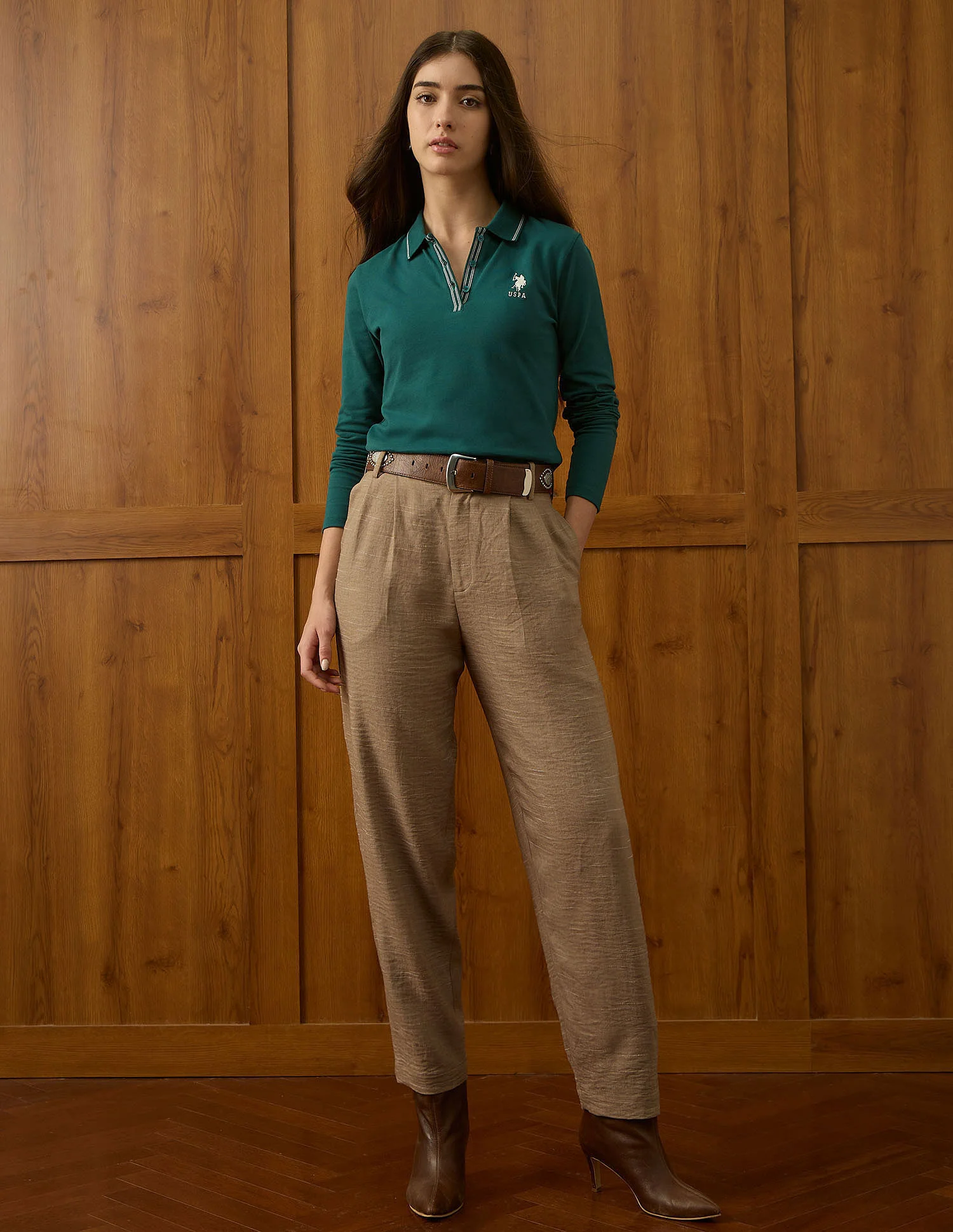 Regular Fit Solid Polo Shirt - Image 3