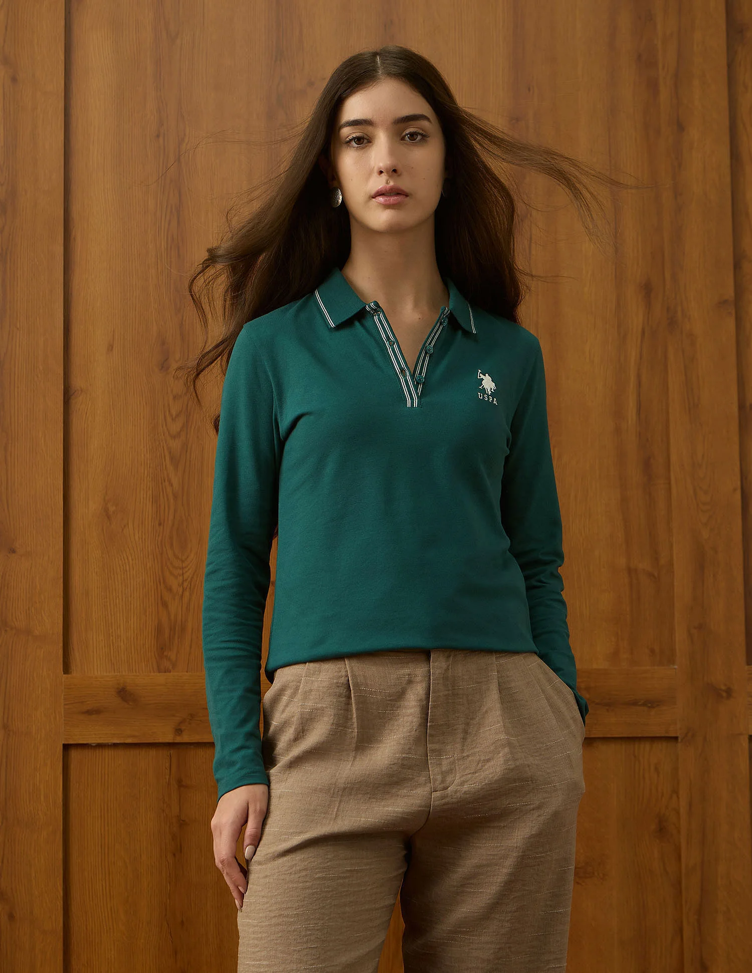 Regular Fit Solid Polo Shirt - Image 6