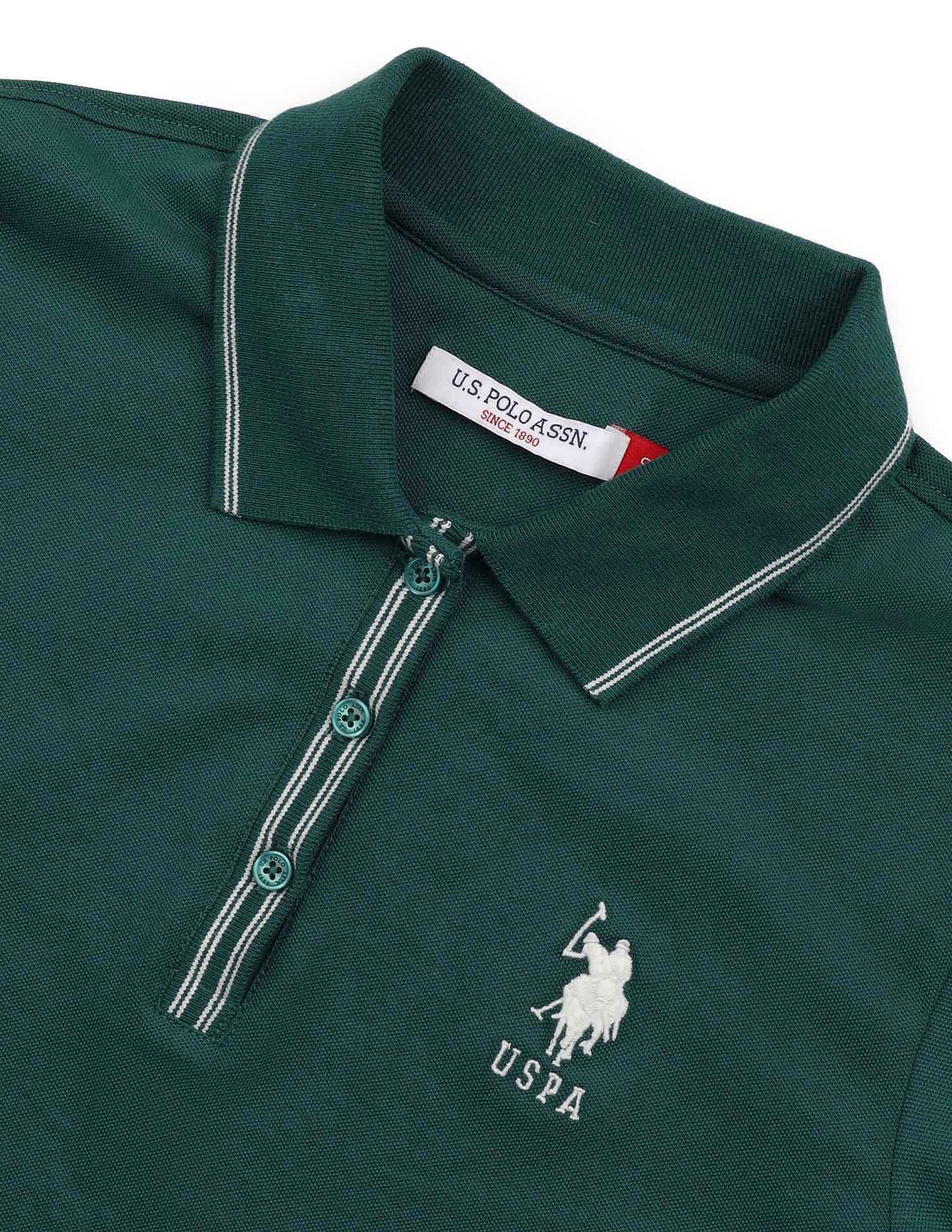Regular Fit Solid Polo Shirt - Image 8