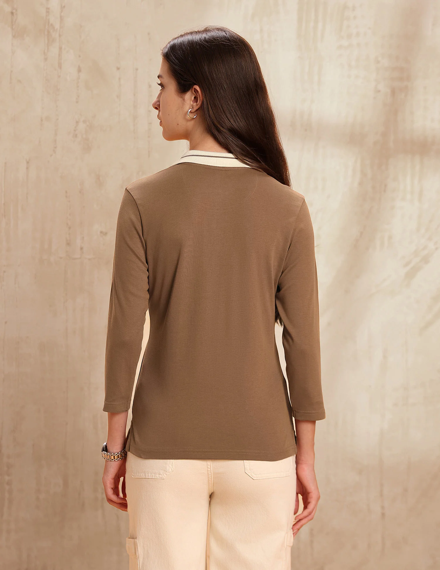 Regular Fit Solid Polo Shirt - Image 5