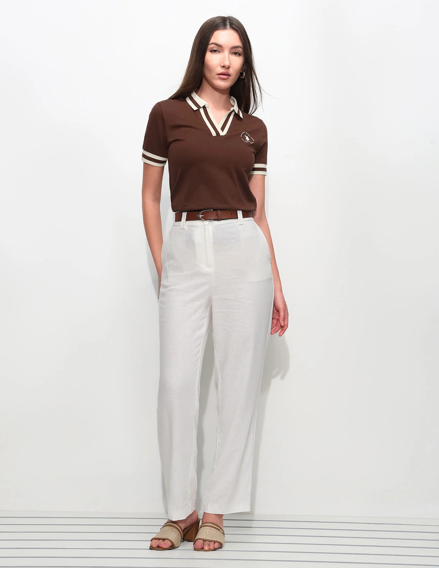 Regular Fit Solid Polo Shirt - Image 3