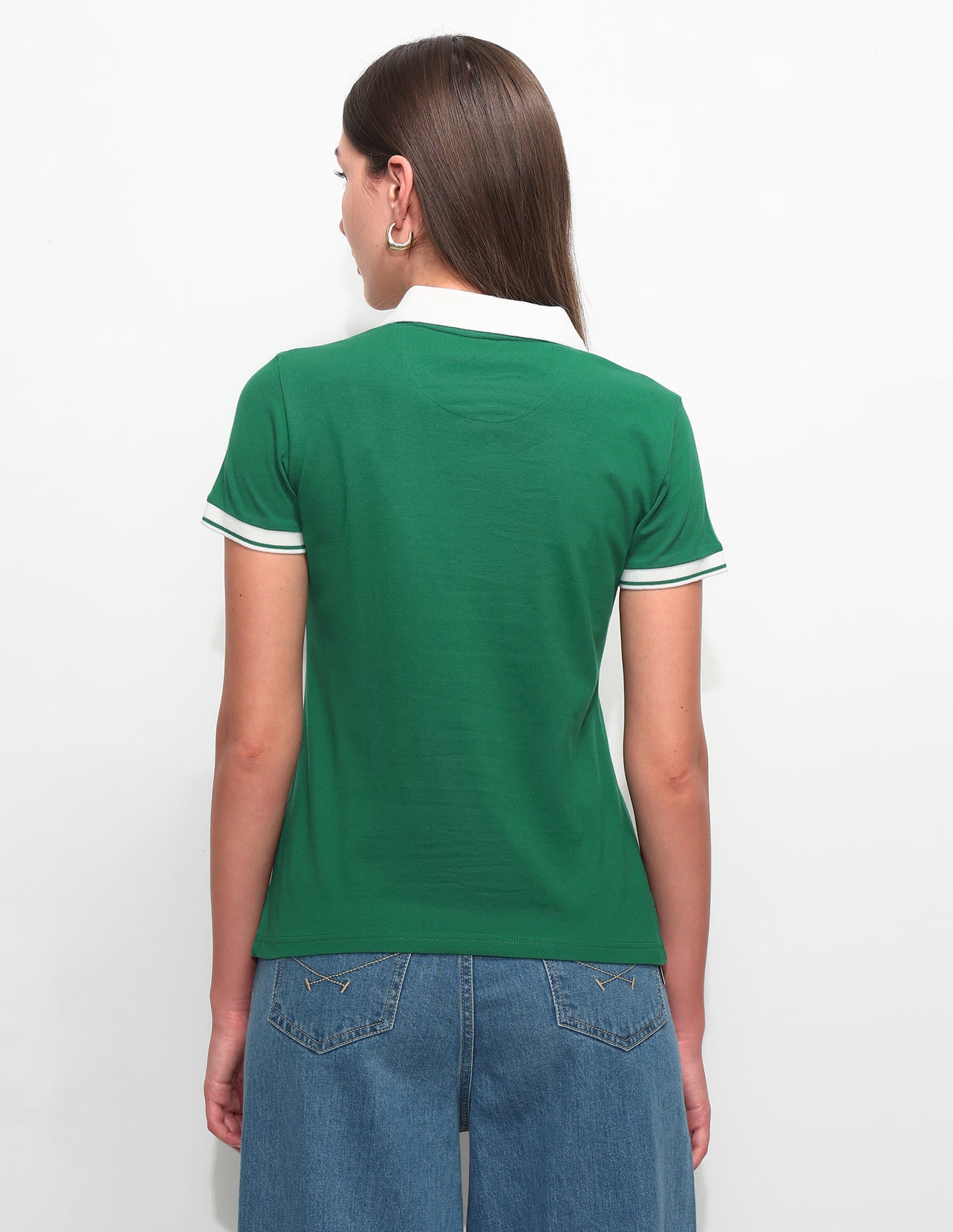 Regular Fit Solid Polo Shirt - Image 5