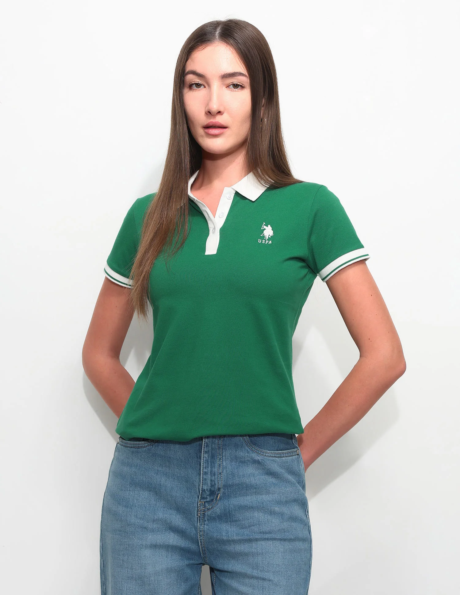 Regular Fit Solid Polo Shirt - Image 6