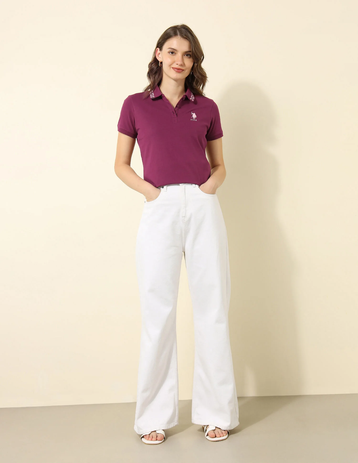 Regular Fit Solid Polo Shirt - Image 3