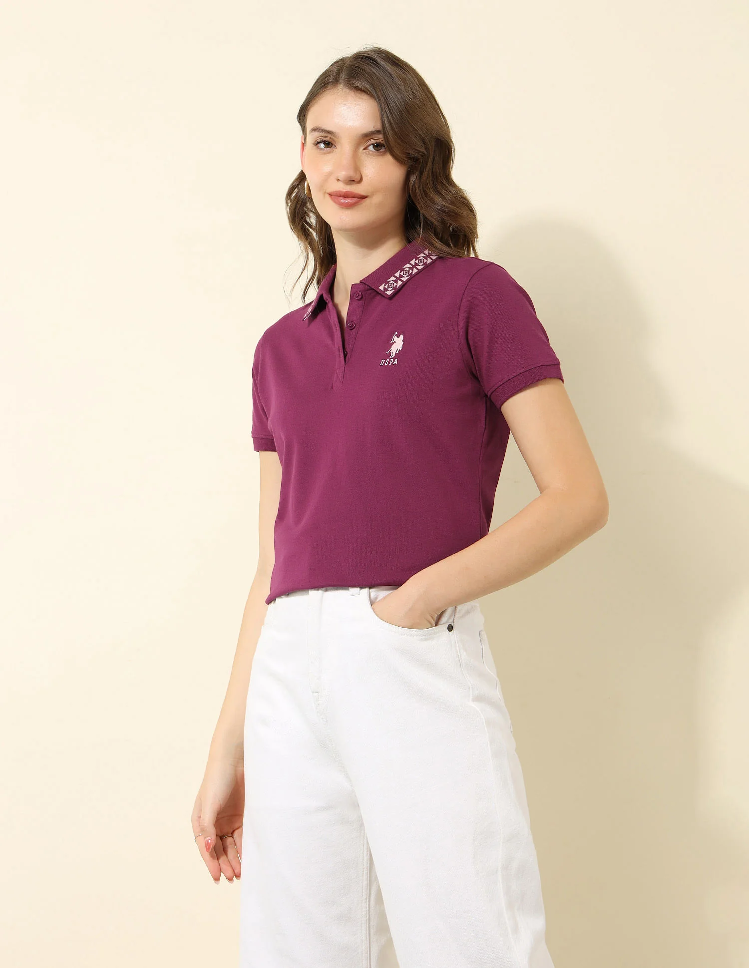 Regular Fit Solid Polo Shirt - Image 4