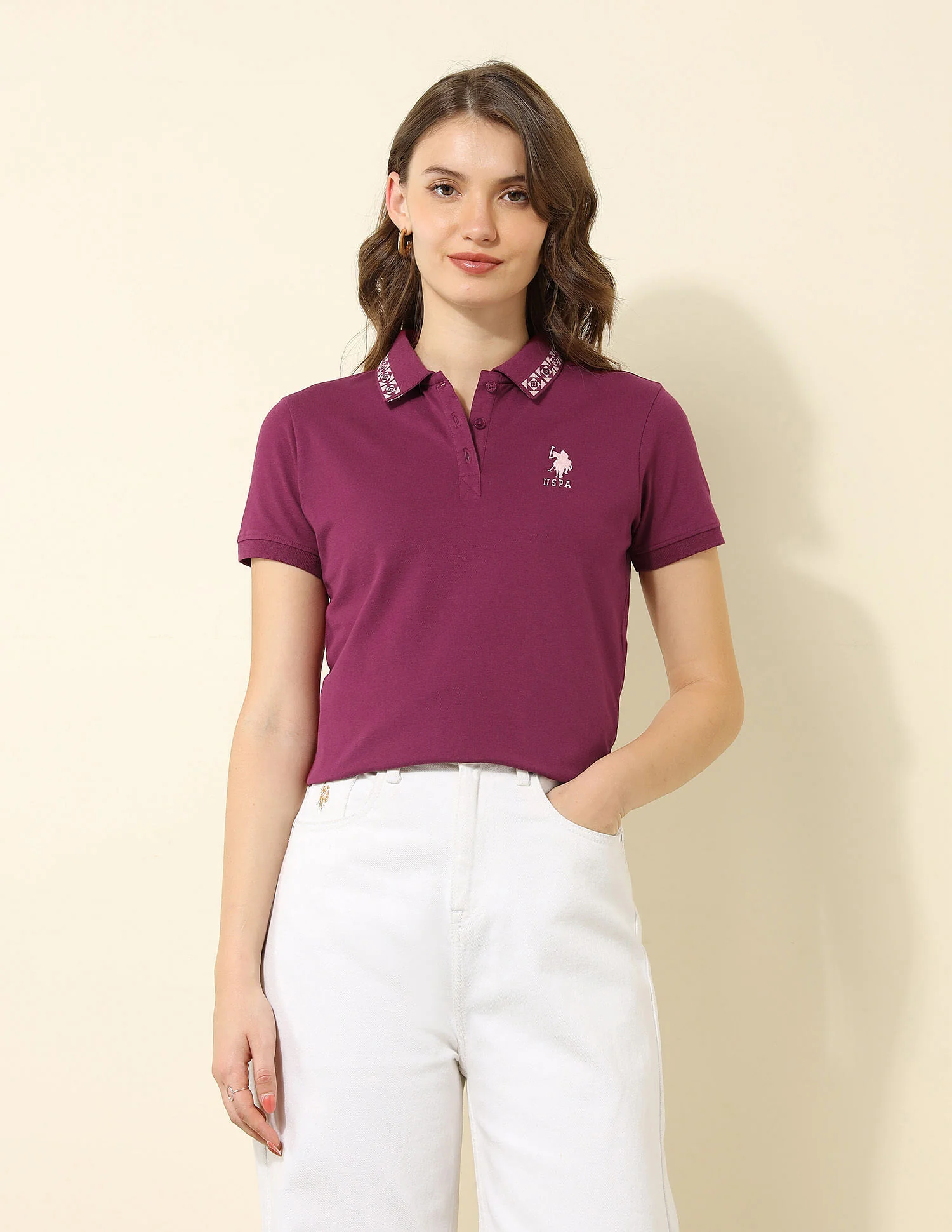 Regular Fit Solid Polo Shirt - Image 6