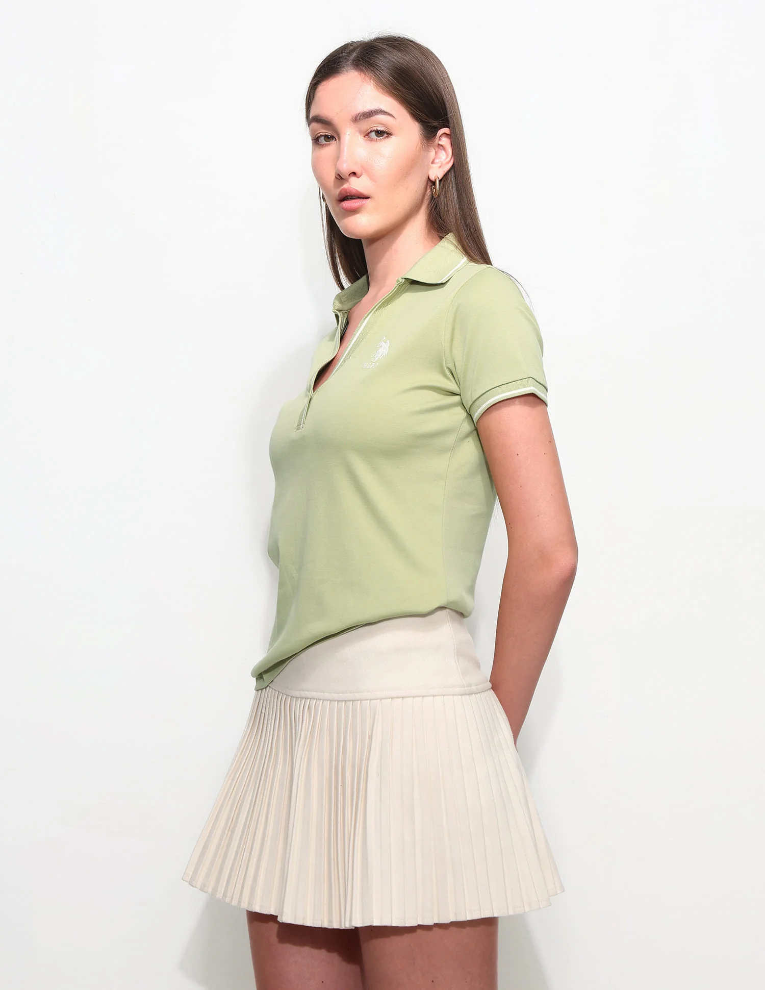 Regular Fit Solid Polo Shirt - Image 4