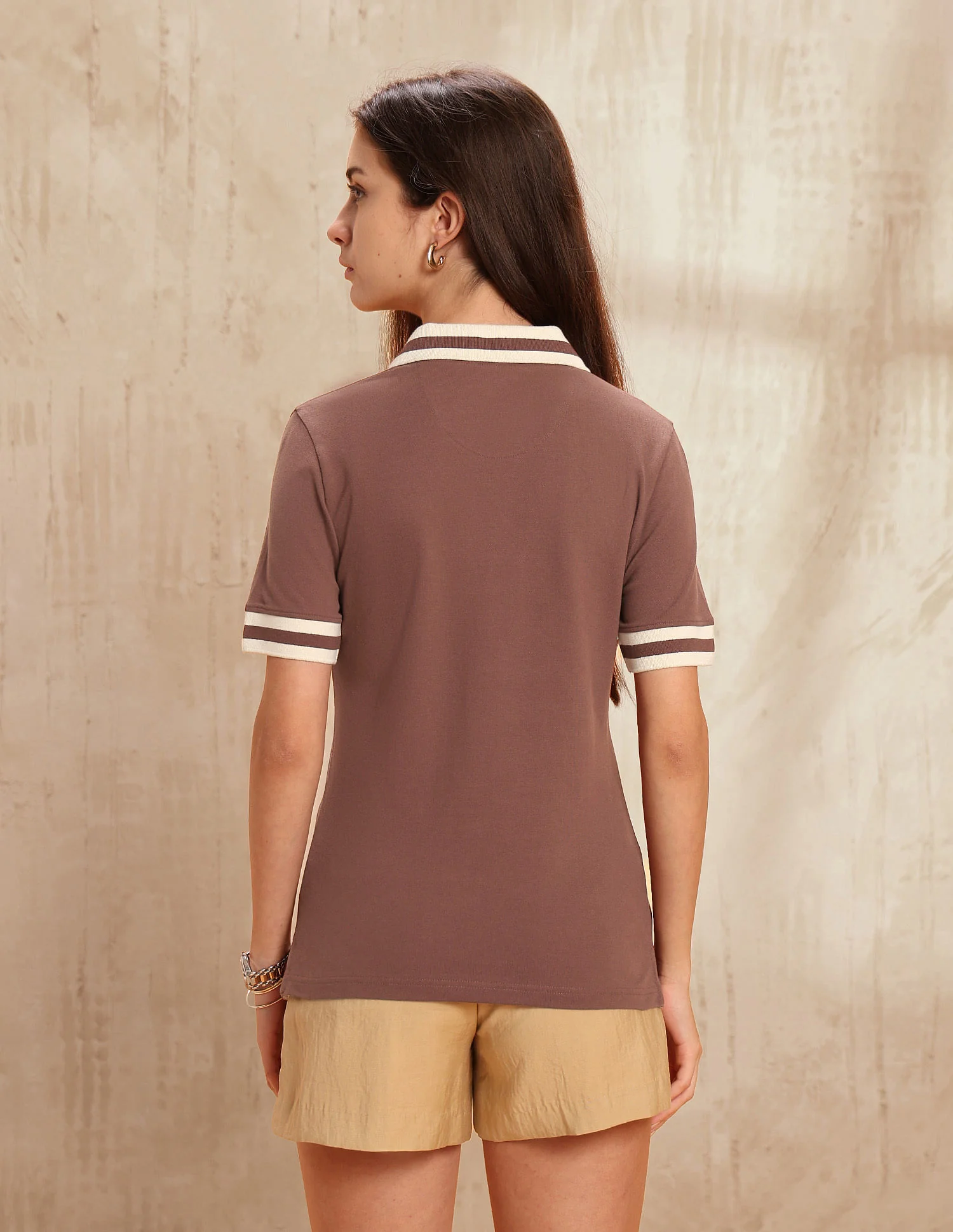 Regular Fit Solid Polo Shirt - Image 5