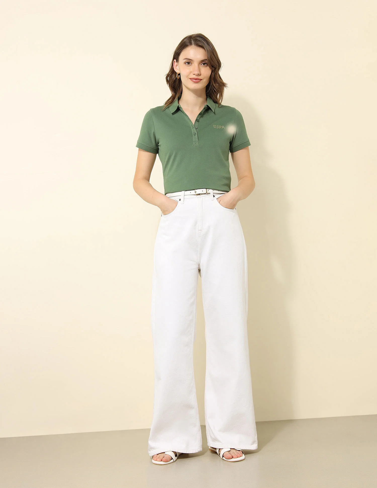 Regular Fit Solid Polo Shirt - Image 3