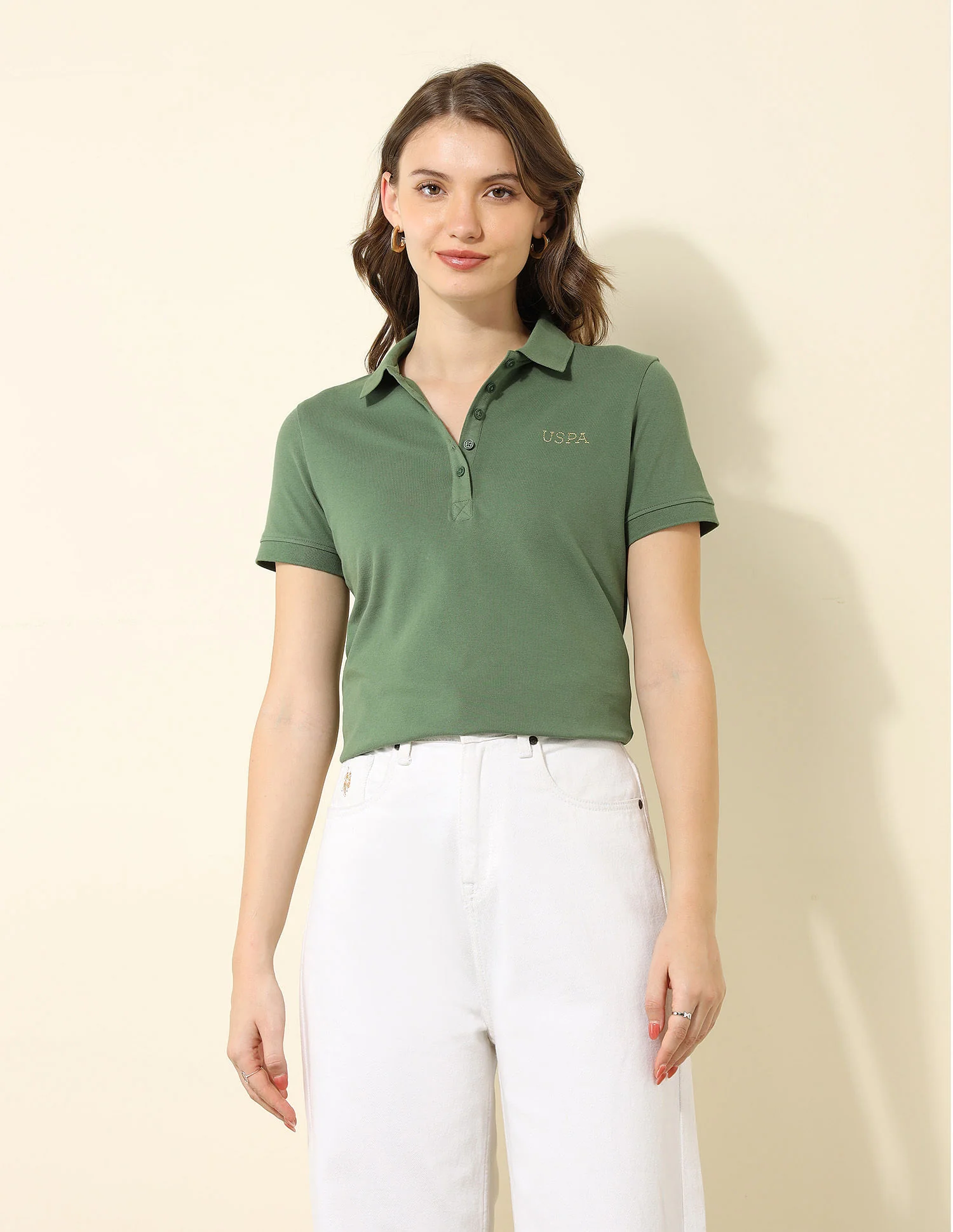 Regular Fit Solid Polo Shirt - Image 6