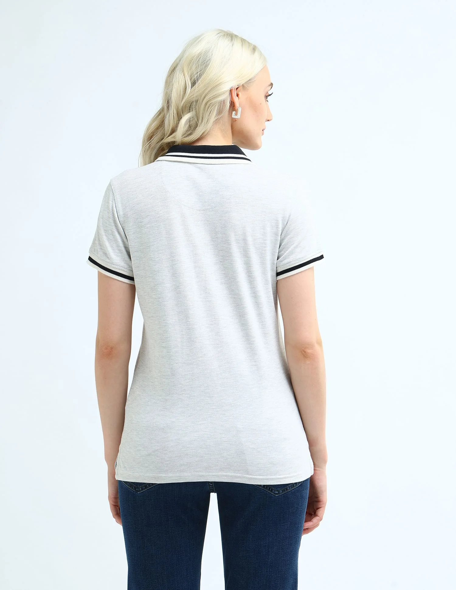 Regular Fit Solid Polo Shirt - Image 5