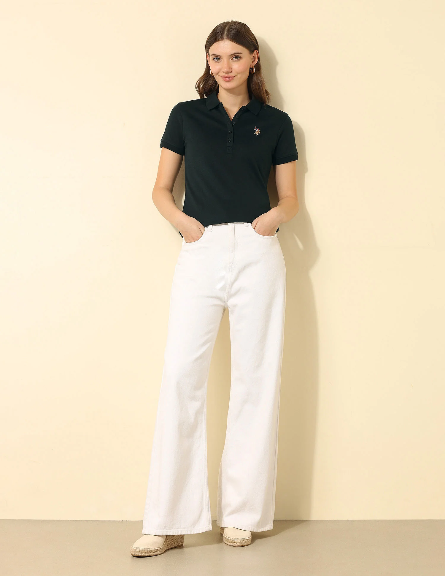 Regular Fit Solid Polo Shirt - Image 3