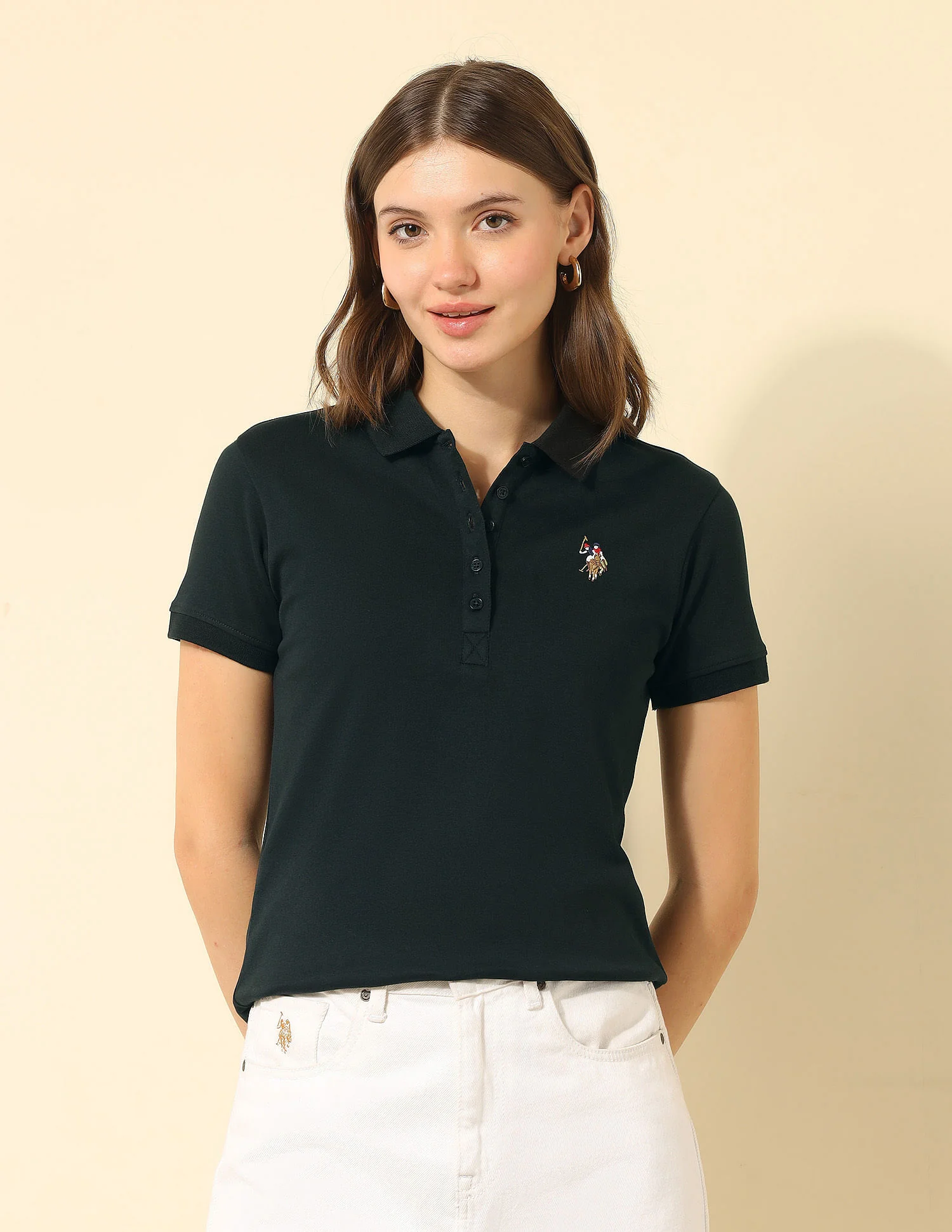 Regular Fit Solid Polo Shirt - Image 6