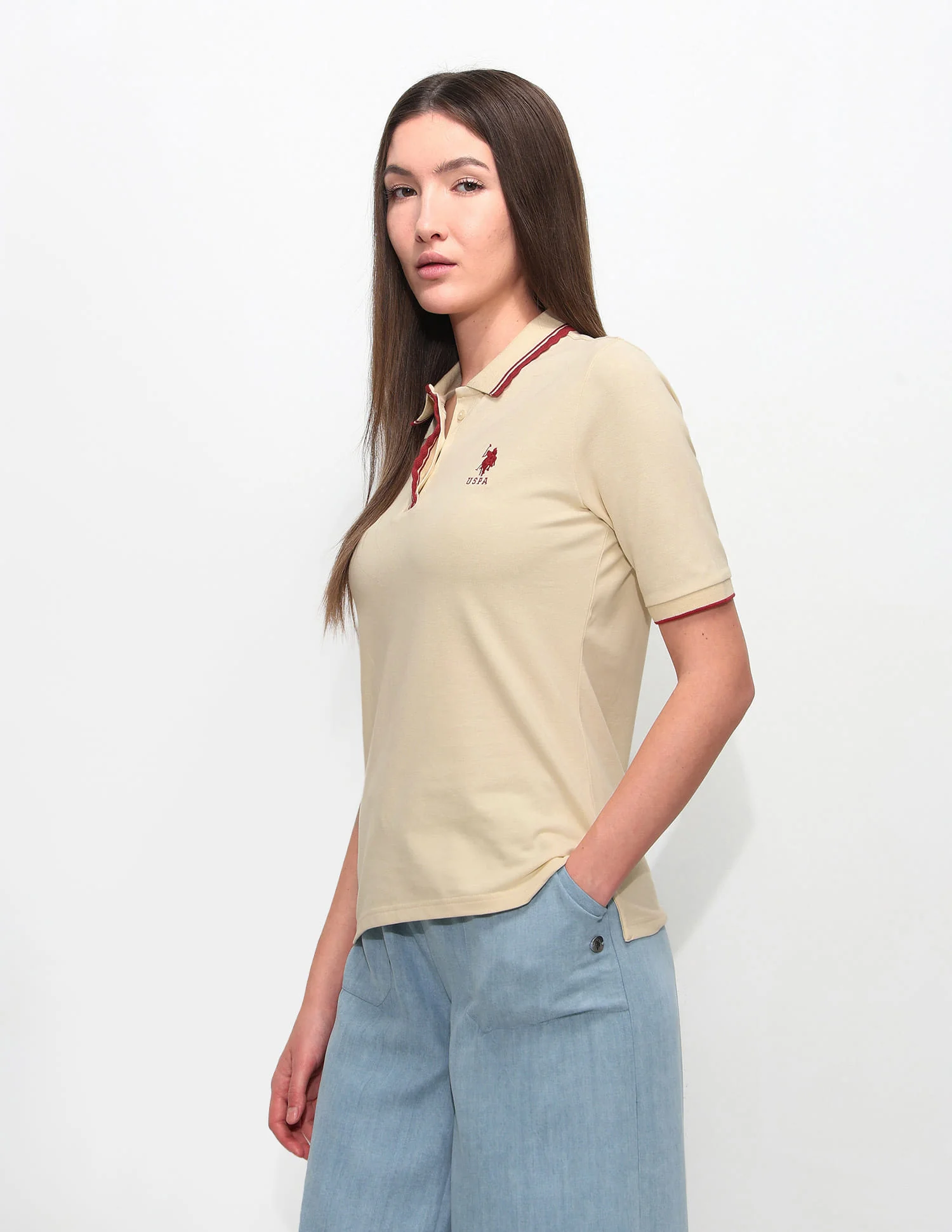 Regular Fit Solid Polo Shirt - Image 4