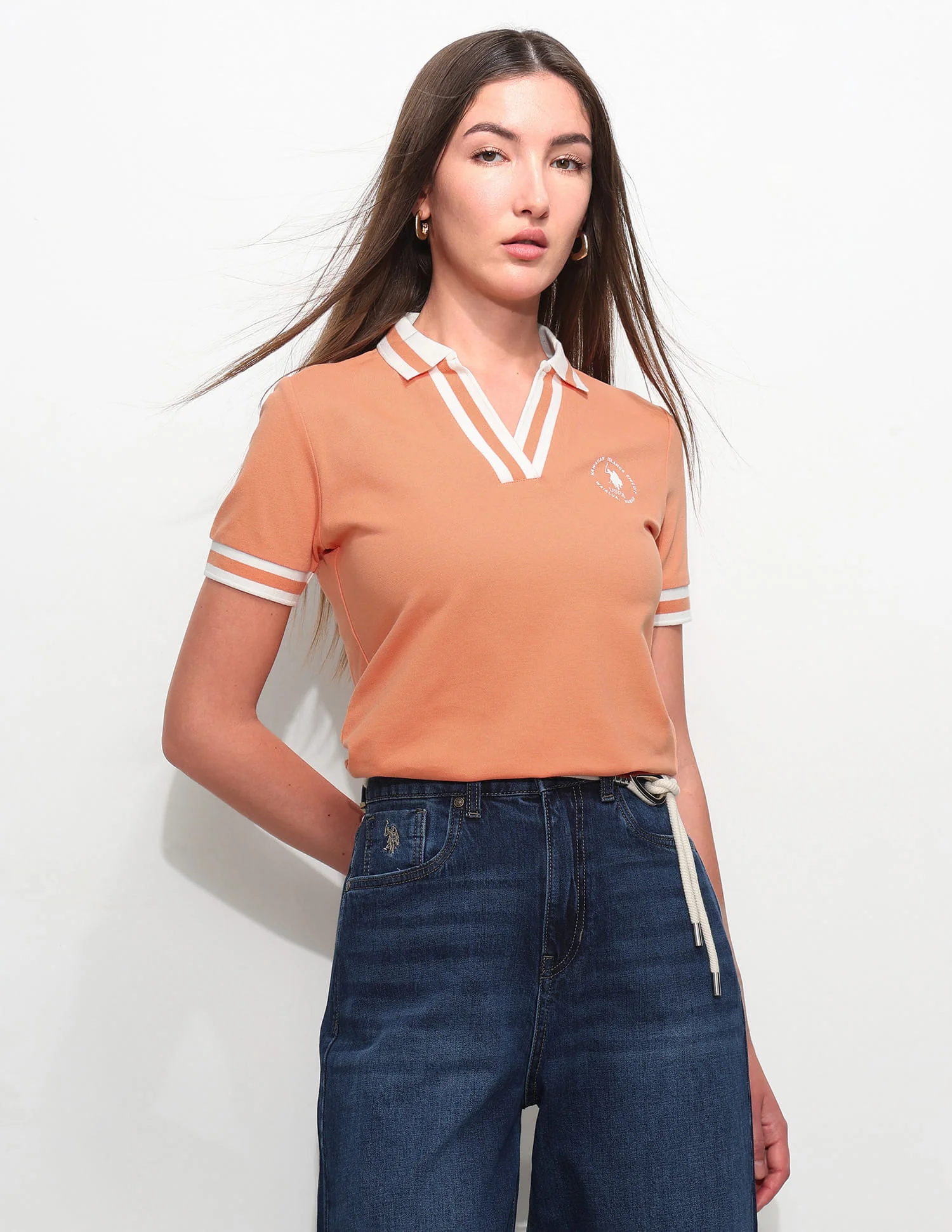 Regular Fit Solid Polo Shirt