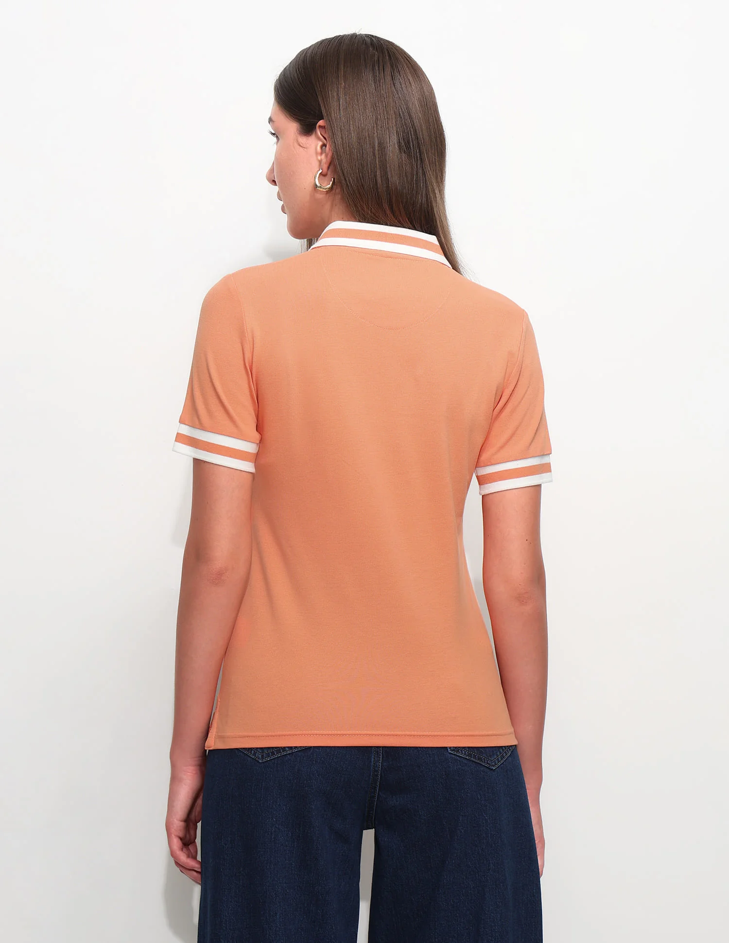 Regular Fit Solid Polo Shirt - Image 5
