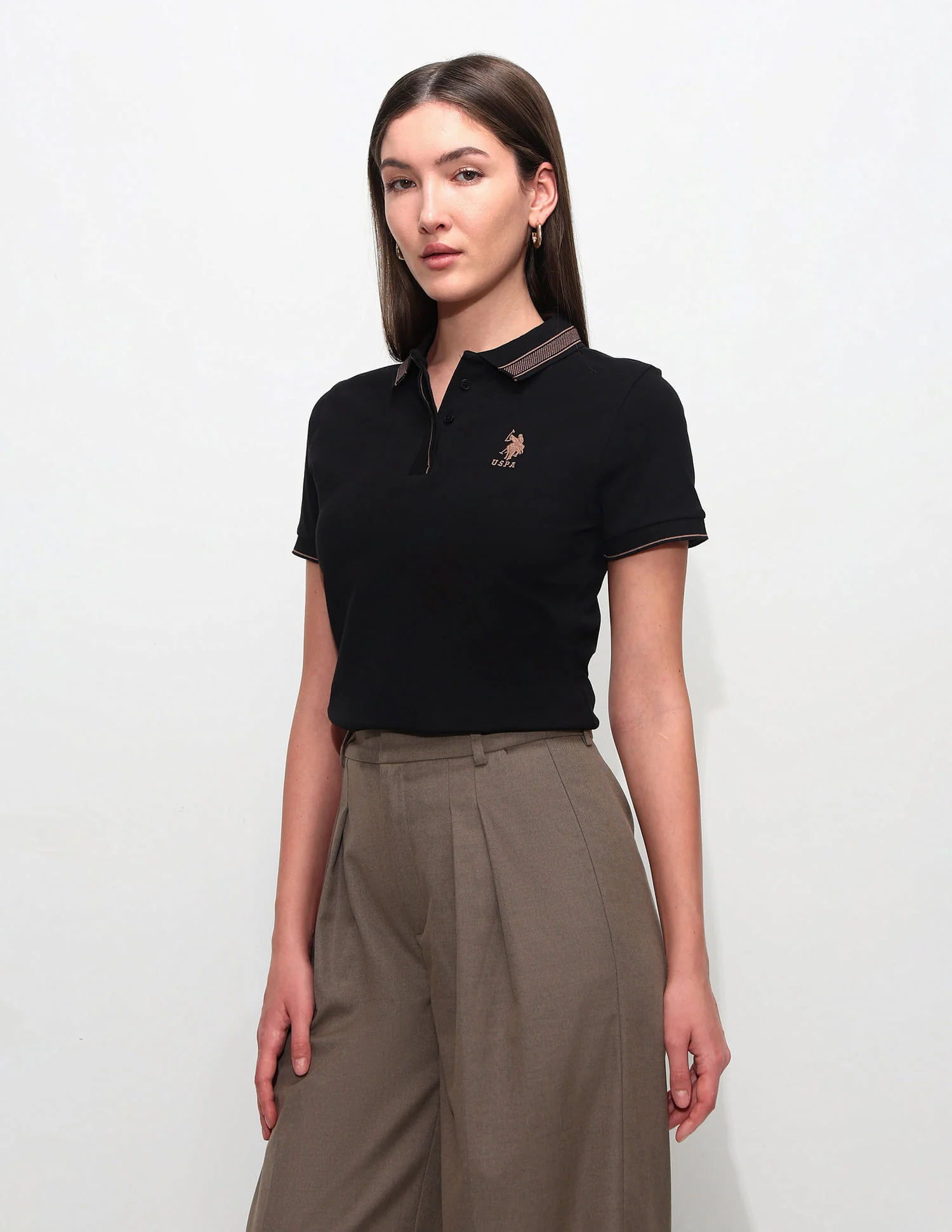 Regular Fit Solid Polo Shirt - Image 4
