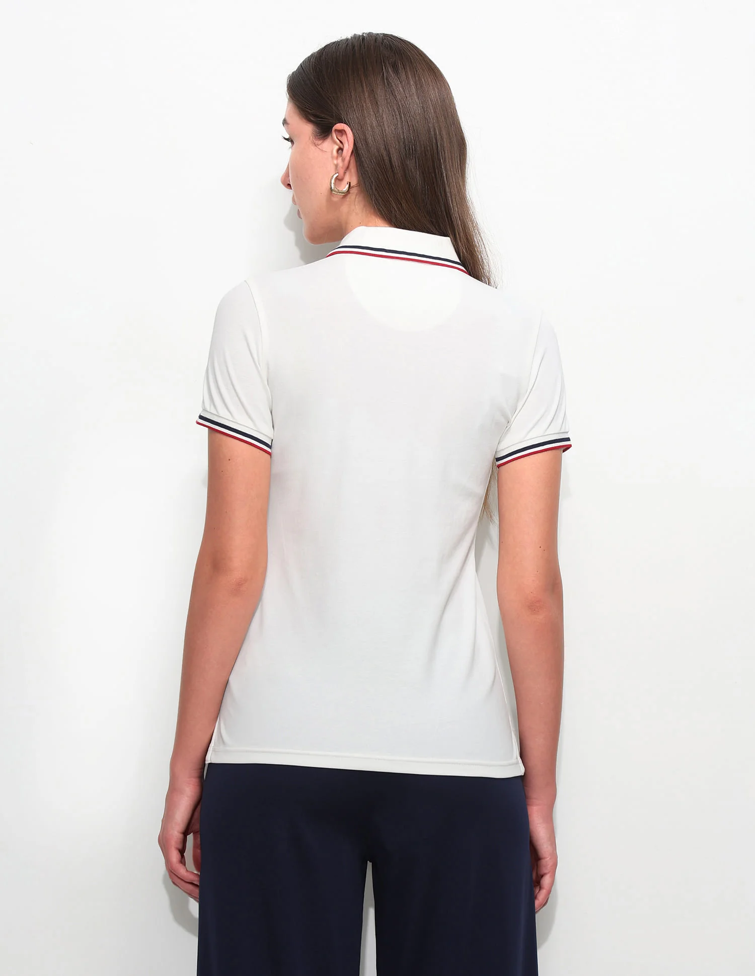 Regular Fit Solid Polo Shirt - Image 5