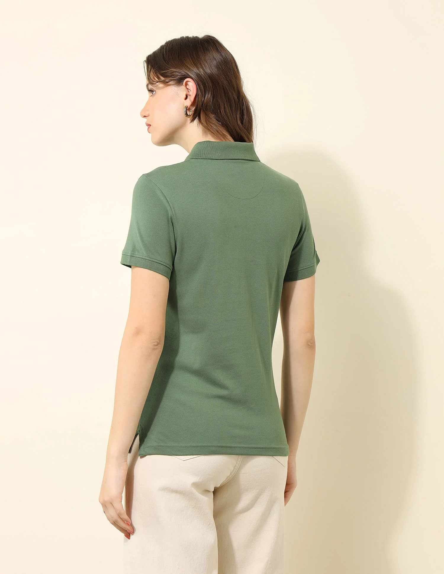 Regular Fit Solid Polo Shirt - Image 5
