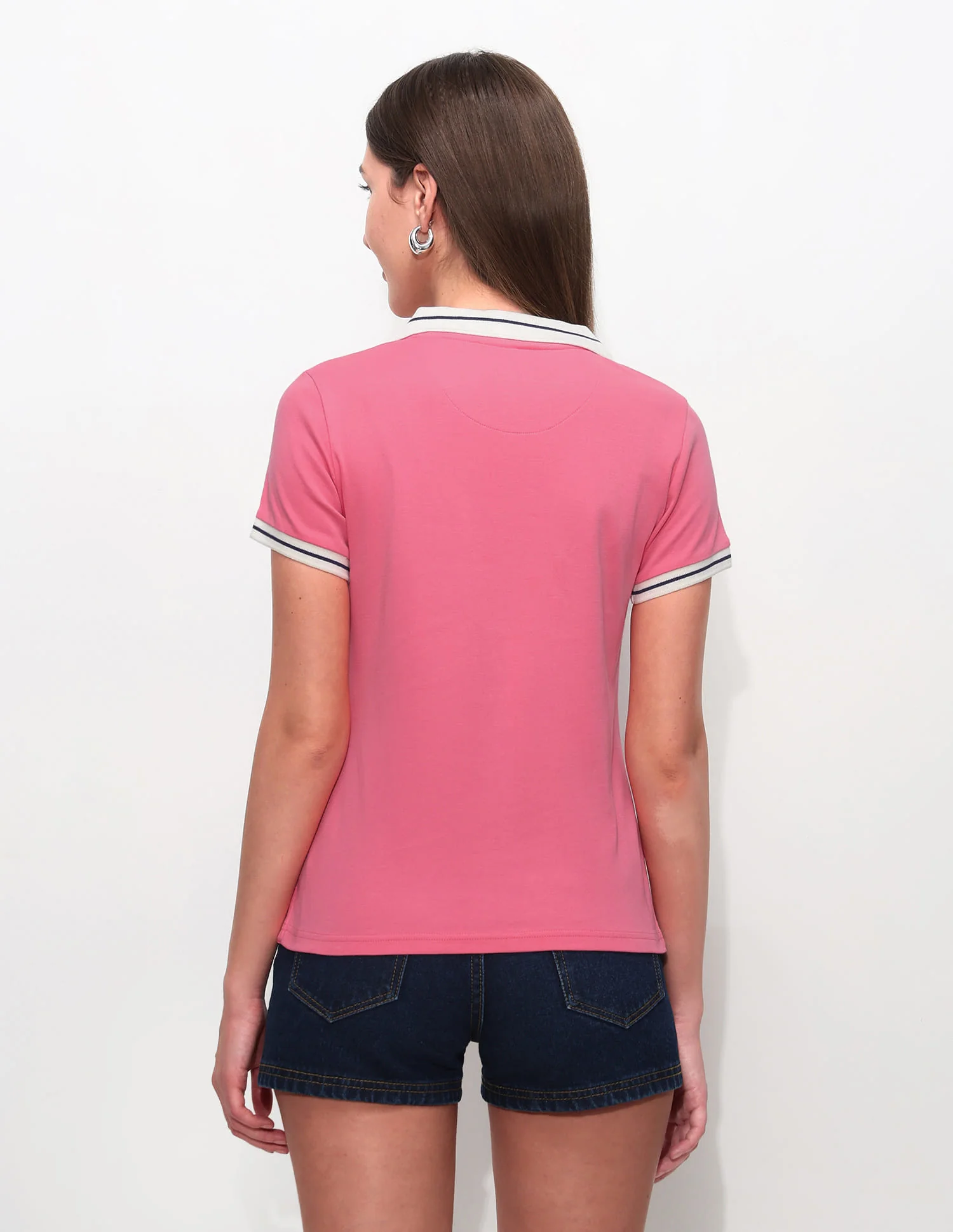 Regular Fit Solid Polo Shirt - Image 5