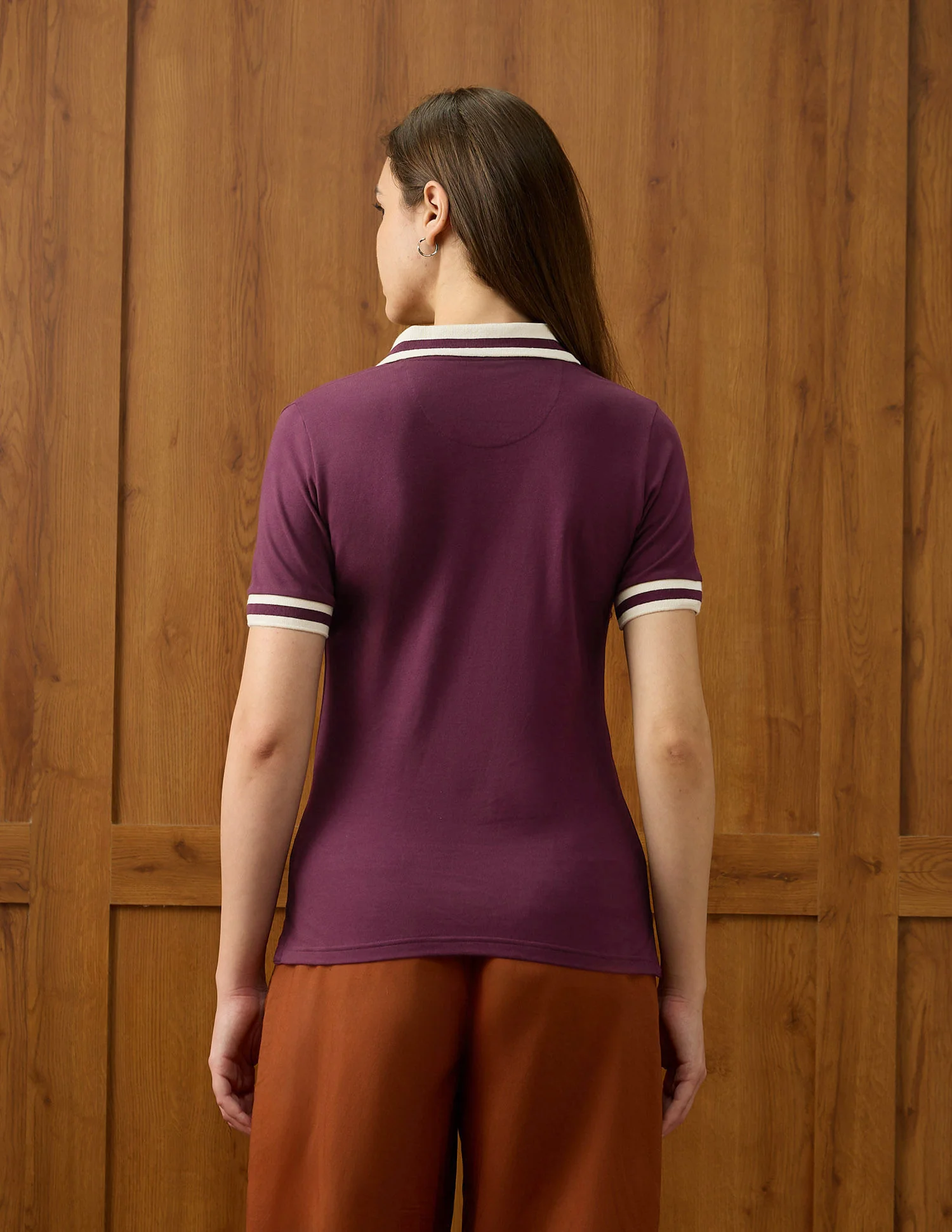 Regular Fit Solid Polo Shirt - Image 5