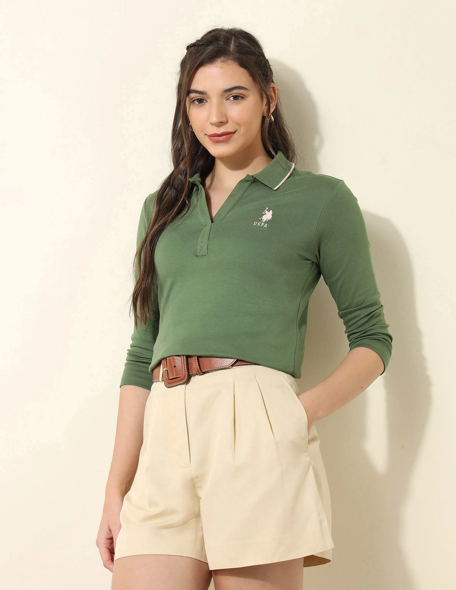 Regular Fit Solid Polo Shirt - Image 3