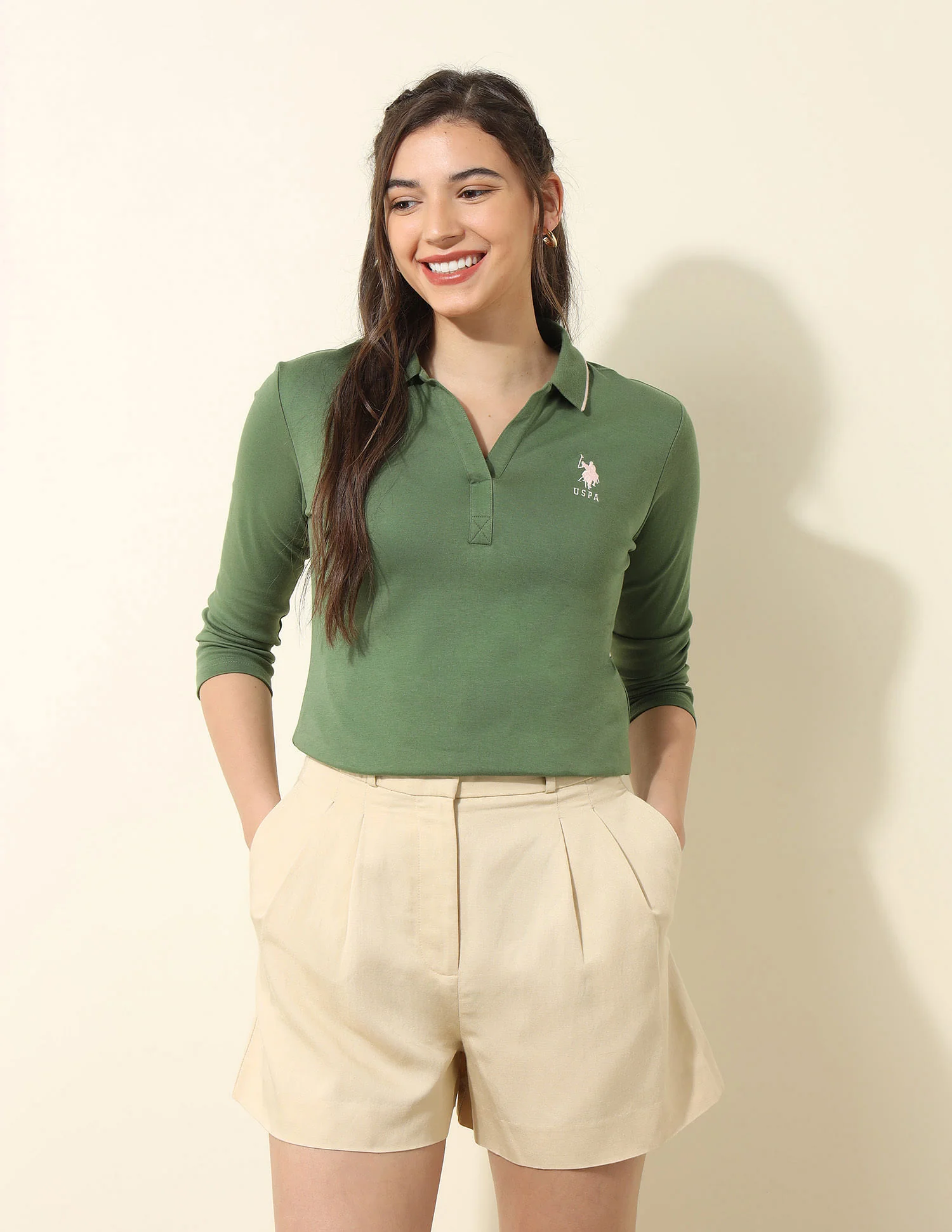 Regular Fit Solid Polo Shirt - Image 6